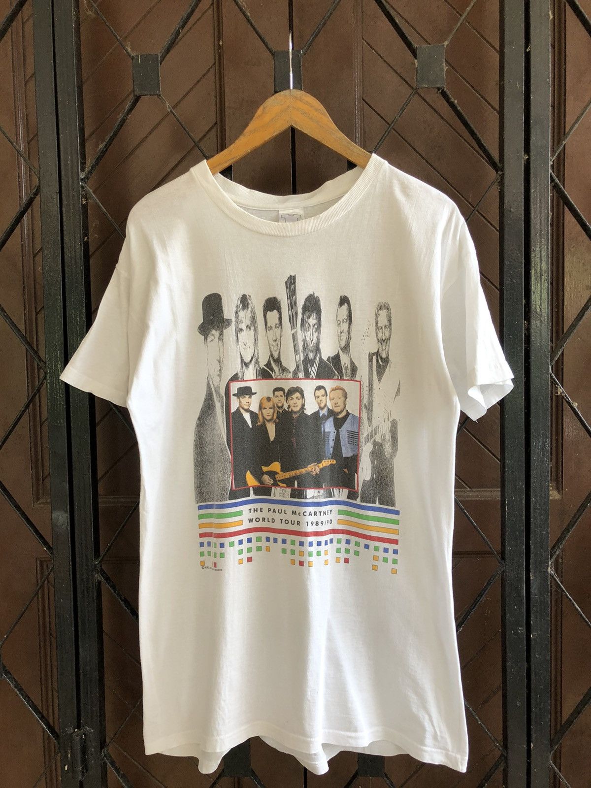 Band Tees × Vintage Vintage The Paul McCartney 89/90 World Tour Tee Size US M / EU 48-50 / 2 - 1 Thumbnail