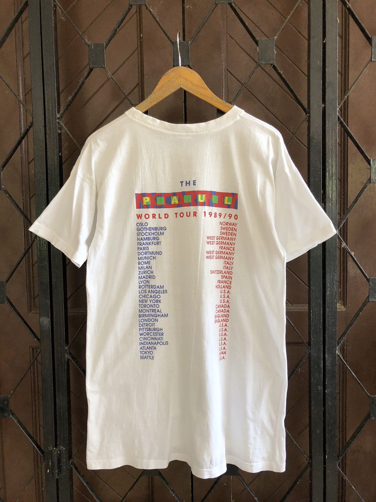 Band Tees × Vintage Vintage The Paul McCartney 89/90 World Tour Tee Size US M / EU 48-50 / 2 - 5 Thumbnail