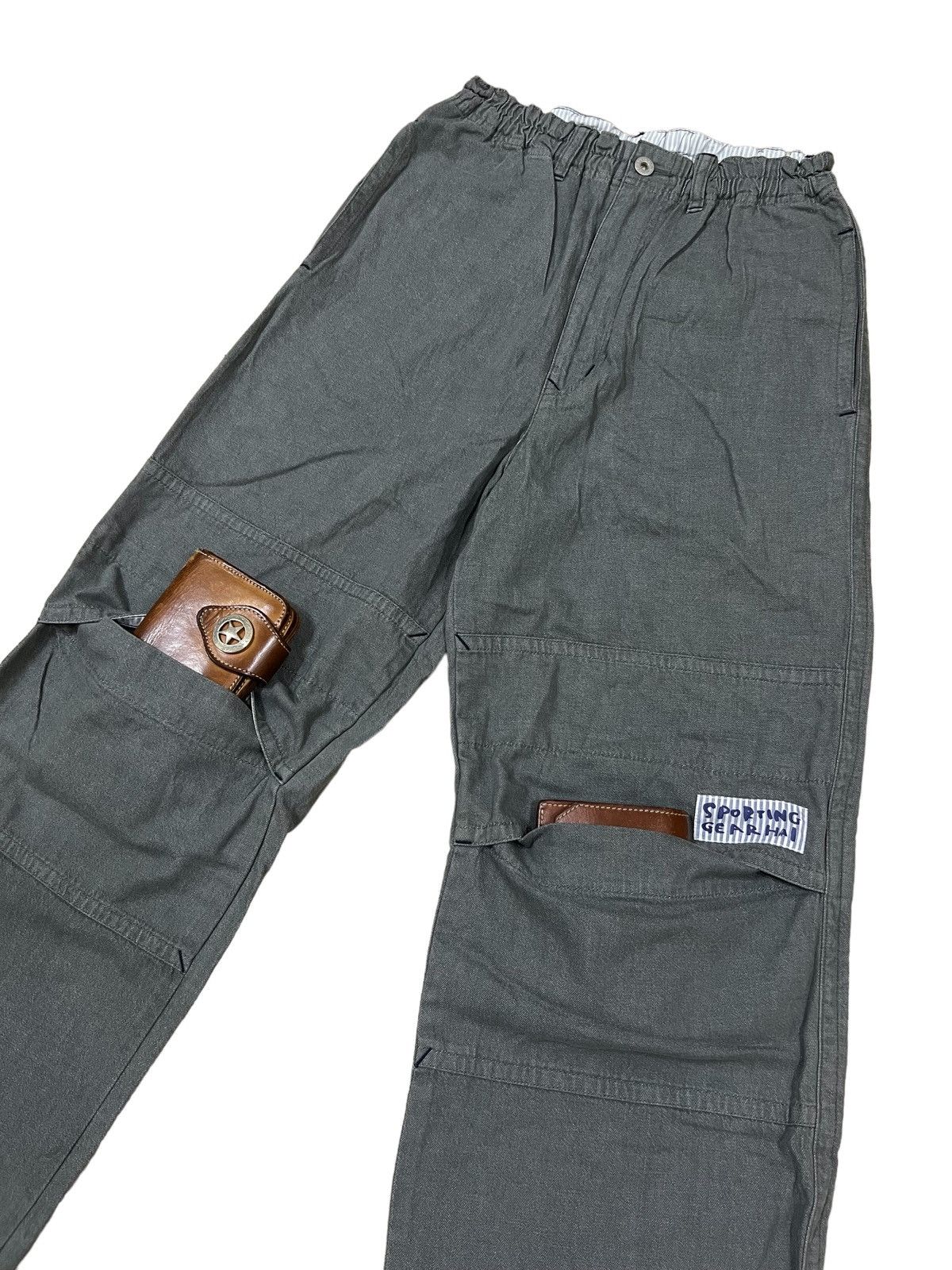 Hai Sporting Gear GRAIL🔥80s Hai Sporting Gear Miyake Tactical Parachute Pants Size US 29 - 1 Thumbnail