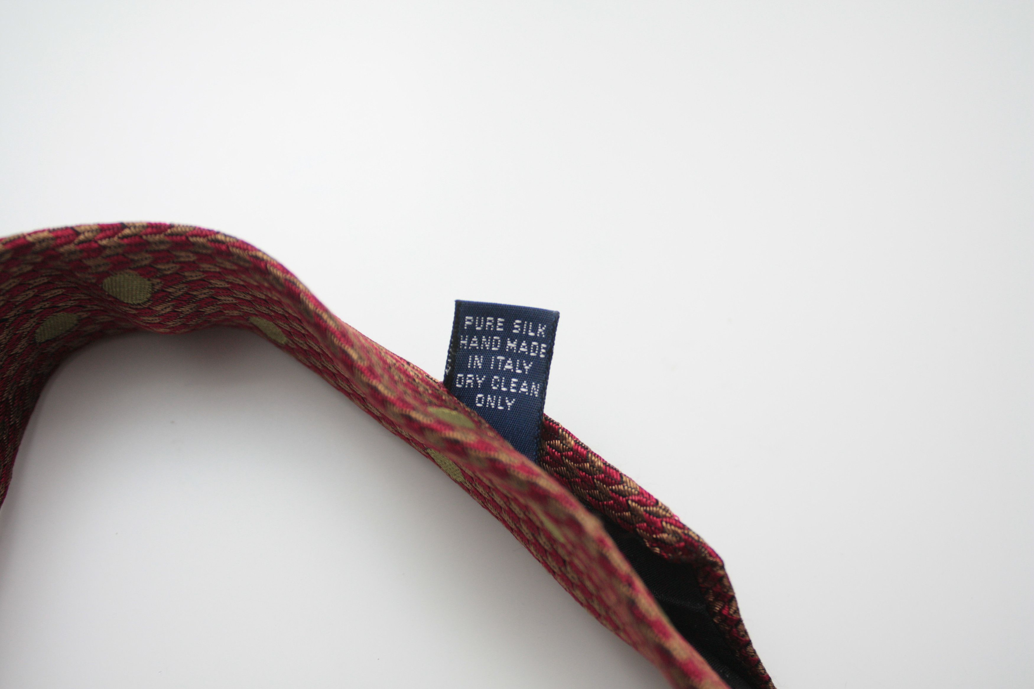 Burberry Burberry's Red Pure Silk Tie Made In Italy Vintage Size ONE SIZE - 5 Thumbnail
