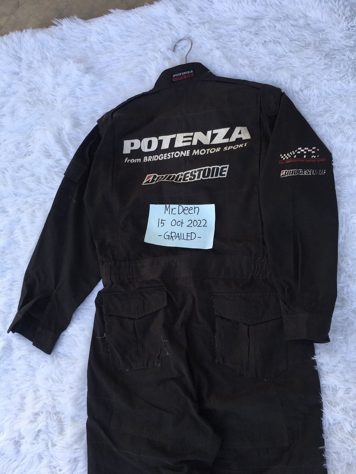 Vintage Rare Bridgestone Motorsport Racing Overall/ Jumper Size US 34 / EU 50 - 18 Thumbnail