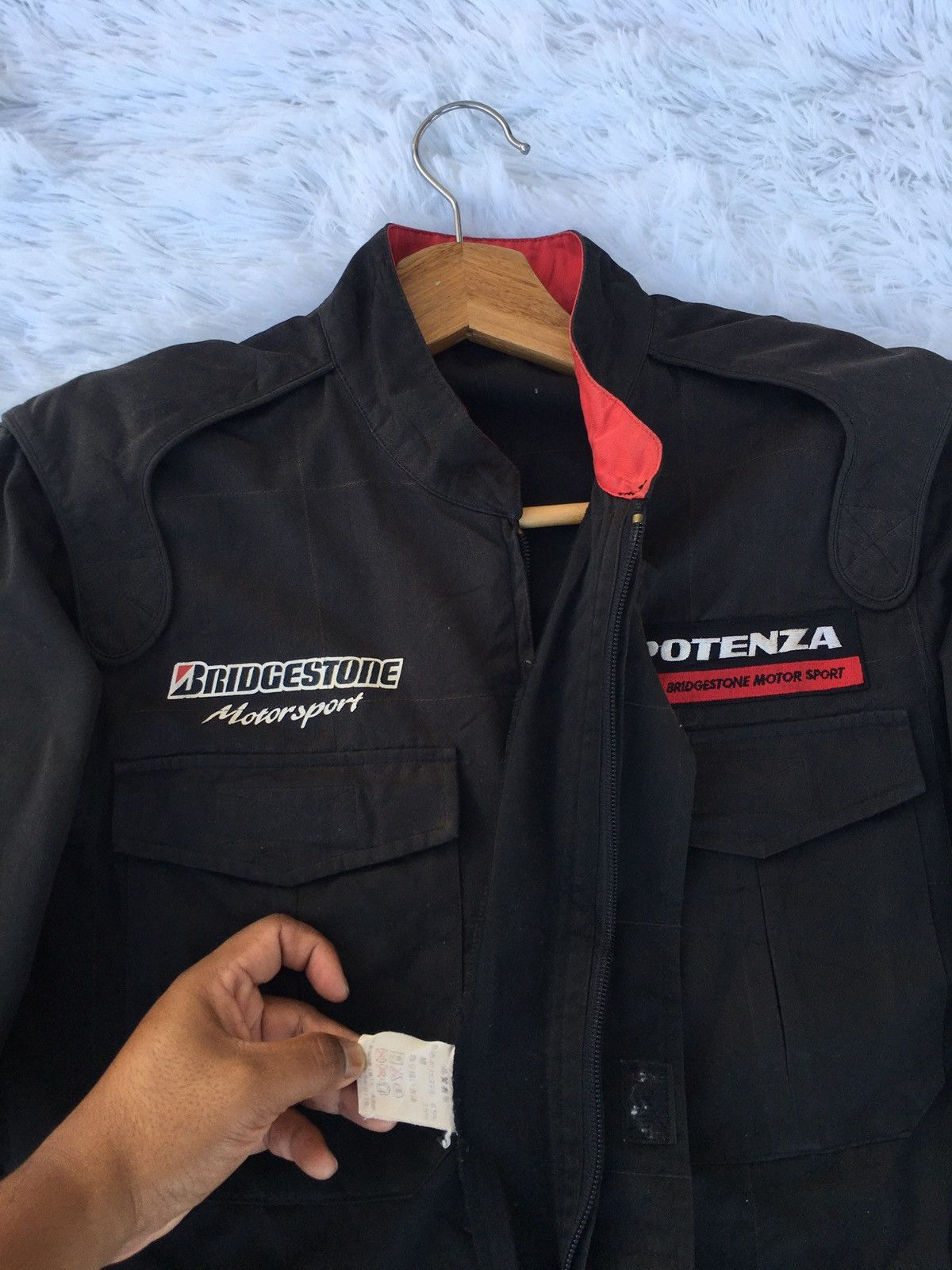 Vintage Rare Bridgestone Motorsport Racing Overall/ Jumper Size US 34 / EU 50 - 13 Thumbnail
