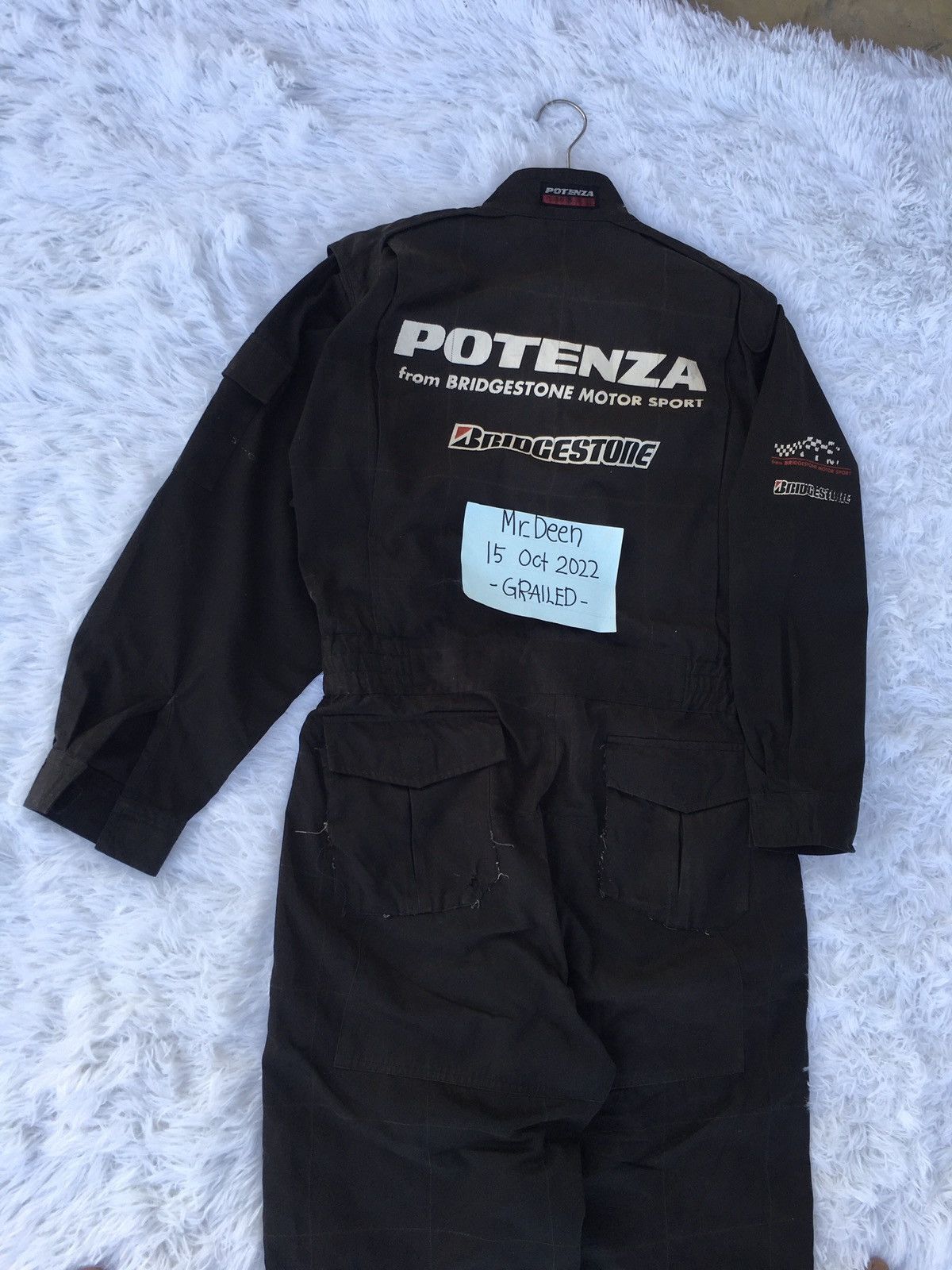 Vintage Rare Bridgestone Motorsport Racing Overall/ Jumper Size US 34 / EU 50 - 17 Thumbnail