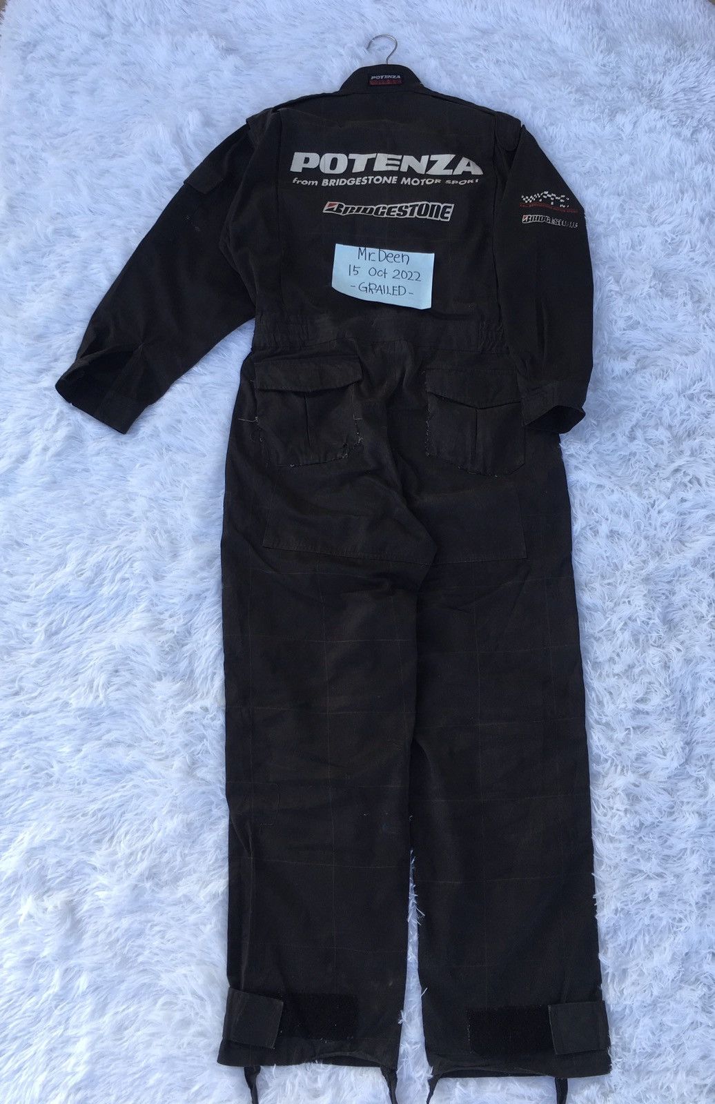 Vintage Rare Bridgestone Motorsport Racing Overall/ Jumper Size US 34 / EU 50 - 16 Thumbnail