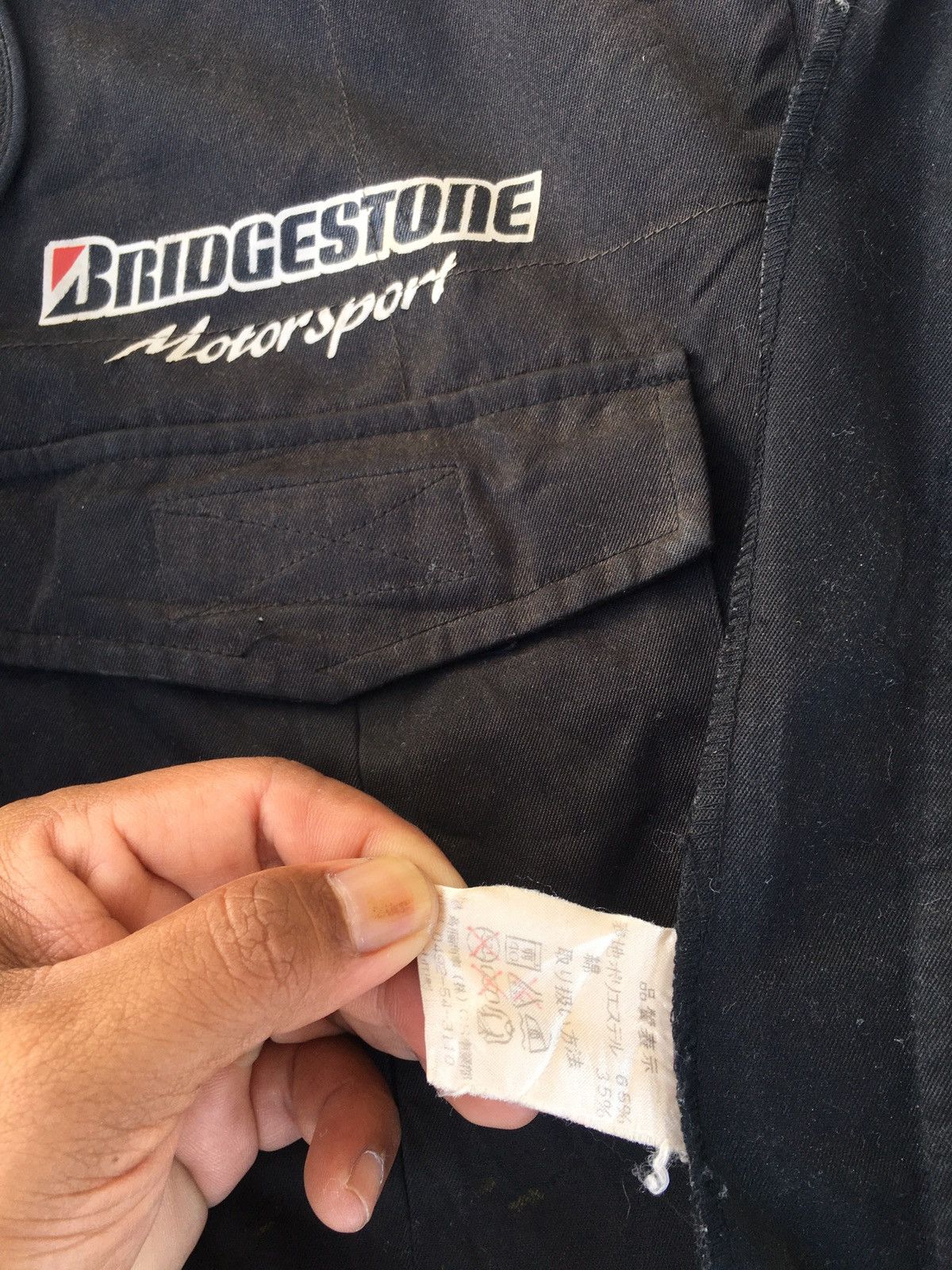 Vintage Rare Bridgestone Motorsport Racing Overall/ Jumper Size US 34 / EU 50 - 14 Thumbnail