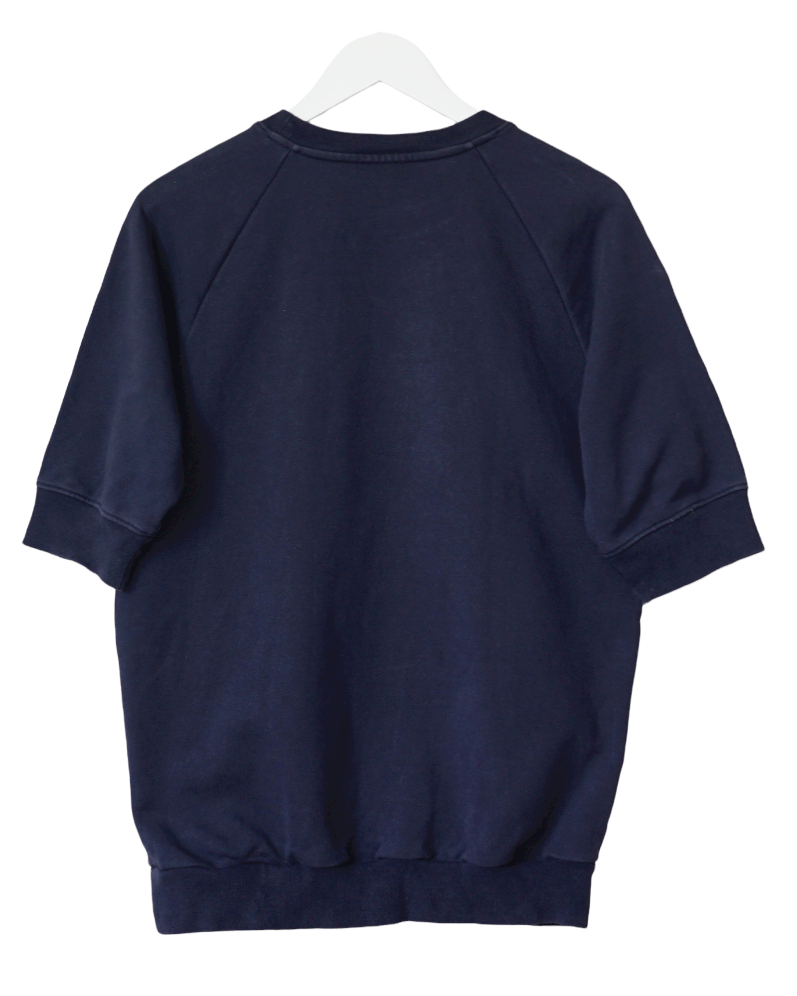 Jil Sander Jil Sander Navy Flowers Short Sleeve Sweatshirt Size US M / EU 48-50 / 2 - 2 Thumbnail