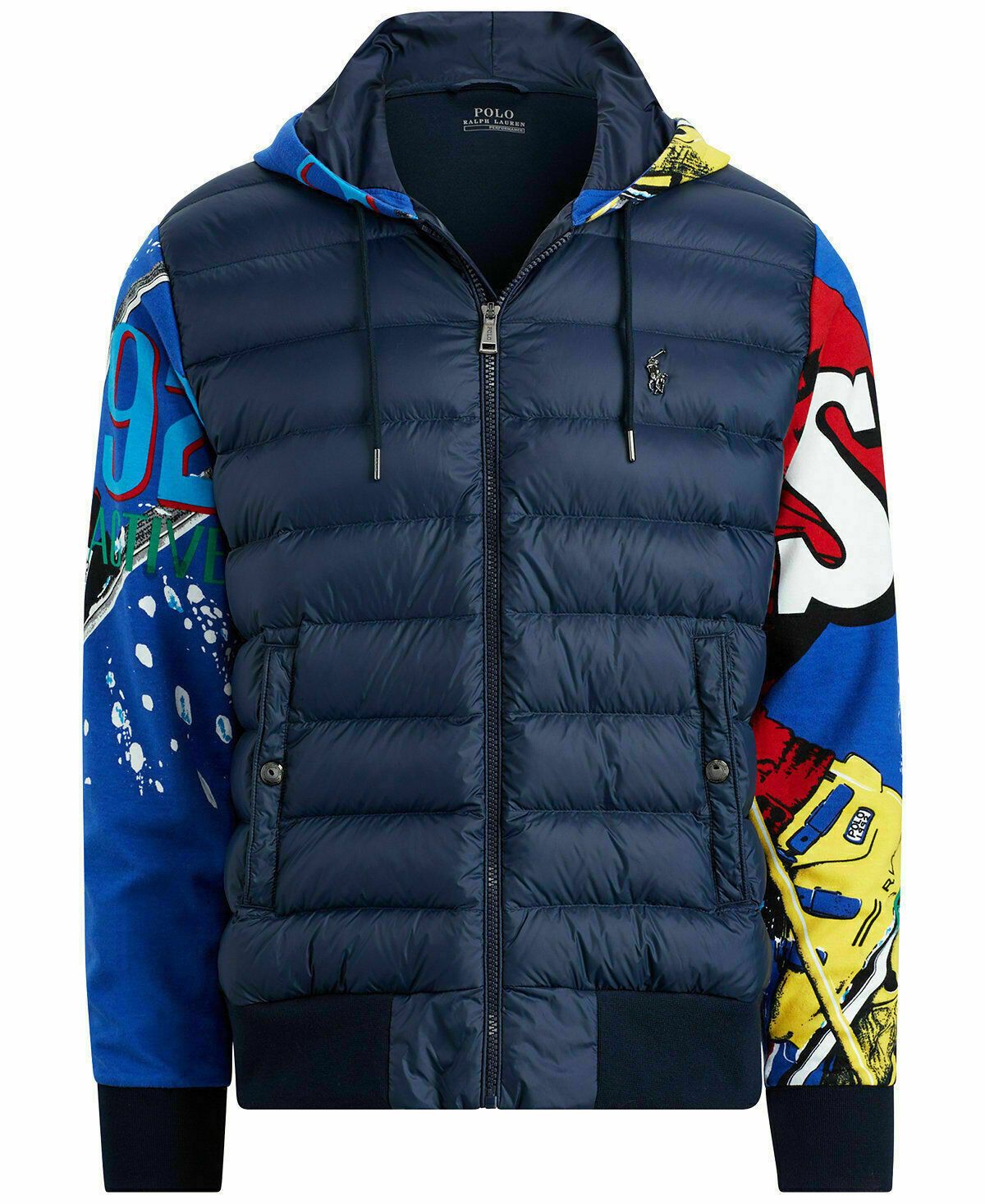 Image of Polo Ralph Laurent Ski 92 Downhill Quilted Jacket Size Xl, Men's