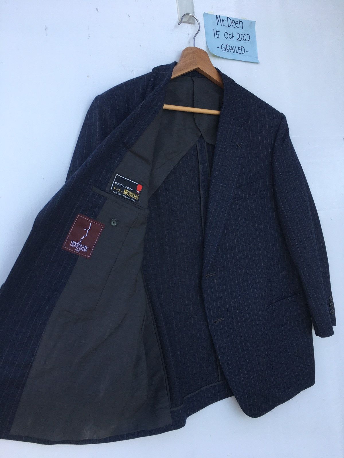 Givenchy Rare Vintage Givenchy Gentleman Blazer Size 38R - 6 Thumbnail