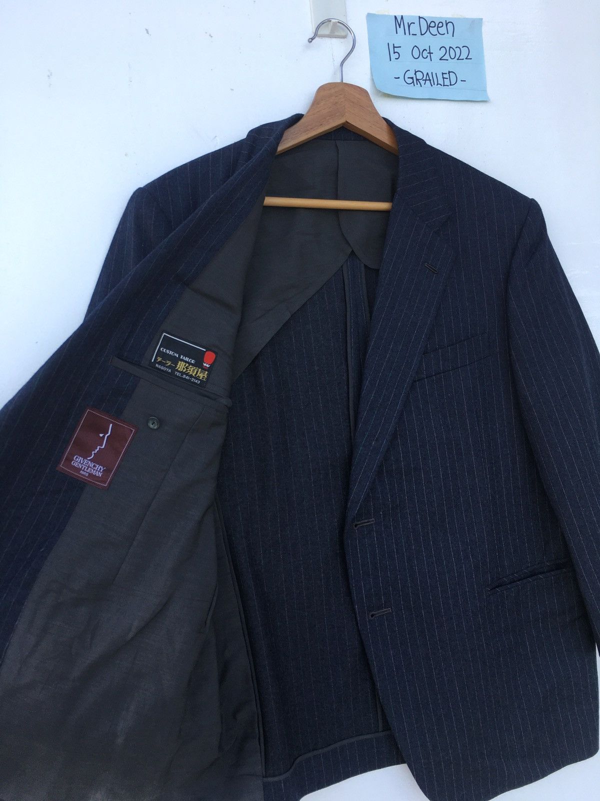 Givenchy Rare Vintage Givenchy Gentleman Blazer Size 38R - 7 Thumbnail