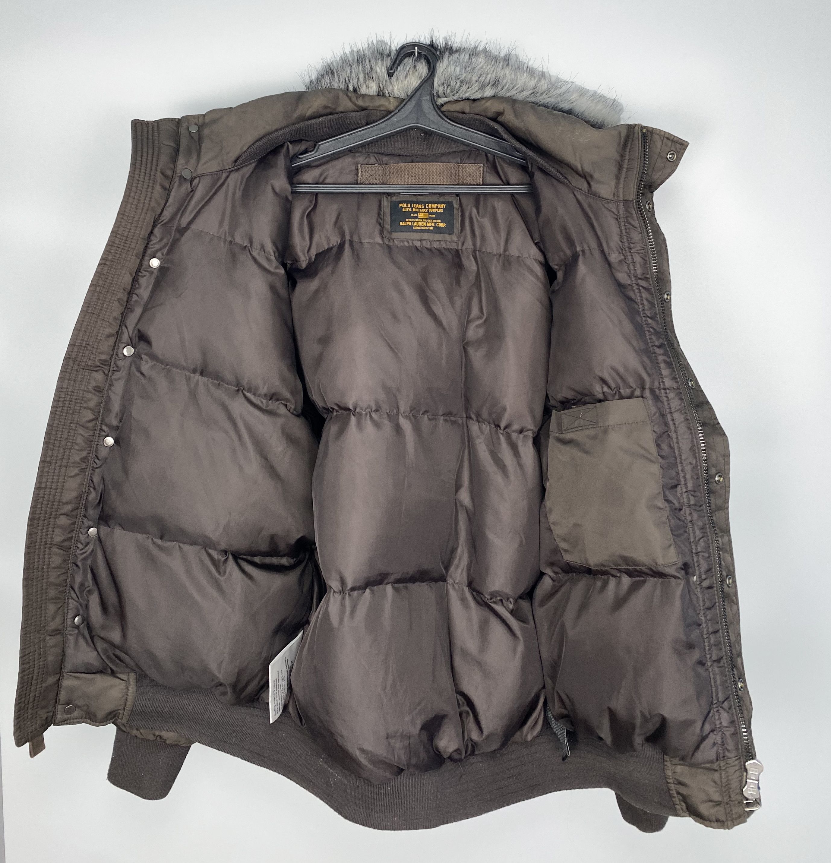 Ralph Lauren Vintage Ralph Lauren Polo Jeans Company MIlitary Down Jacket Size US L / EU 52-54 / 3 - 8 Thumbnail