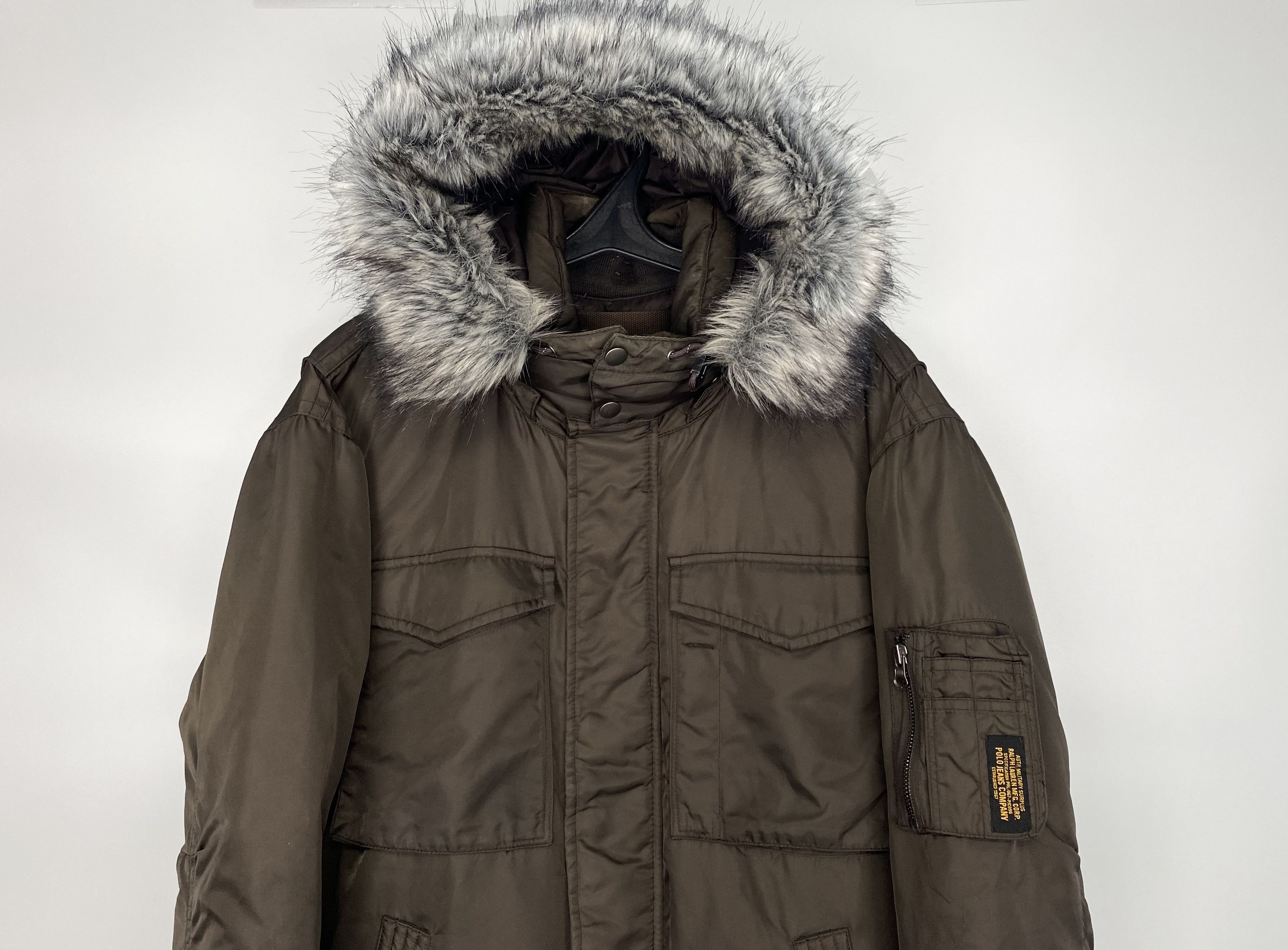 Ralph Lauren Vintage Ralph Lauren Polo Jeans Company MIlitary Down Jacket Size US L / EU 52-54 / 3 - 4 Thumbnail