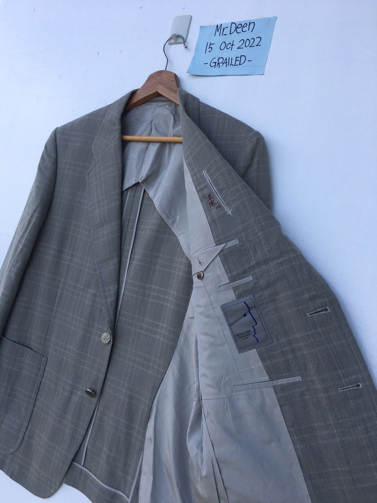 Givenchy Rare Vintage Givenchy Suit/ Blazer Size 38R - 5 Thumbnail