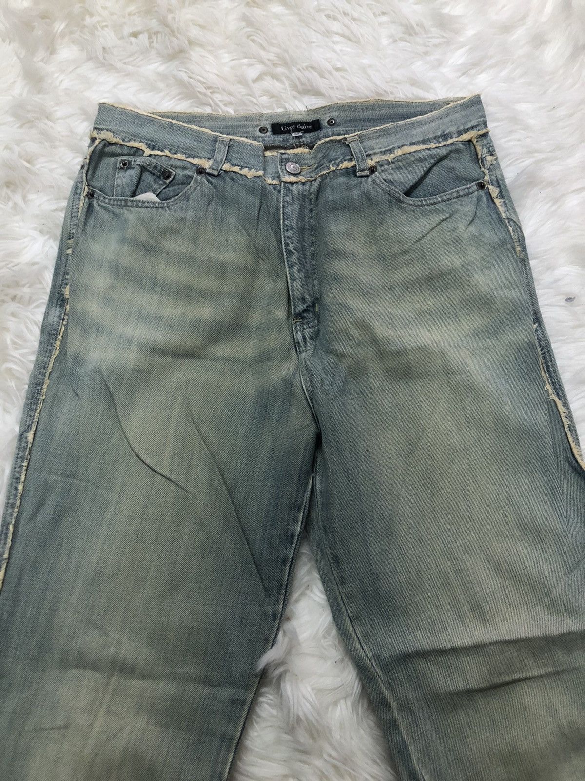 Designer × Japanese Brand LIVRE CLAIRE Japanese brand jeans Size US 33 - 2 Thumbnail
