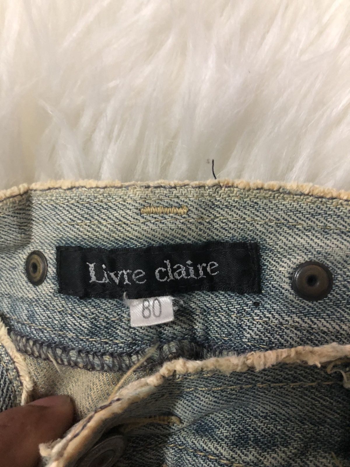 Designer × Japanese Brand LIVRE CLAIRE Japanese brand jeans Size US 33 - 7 Thumbnail