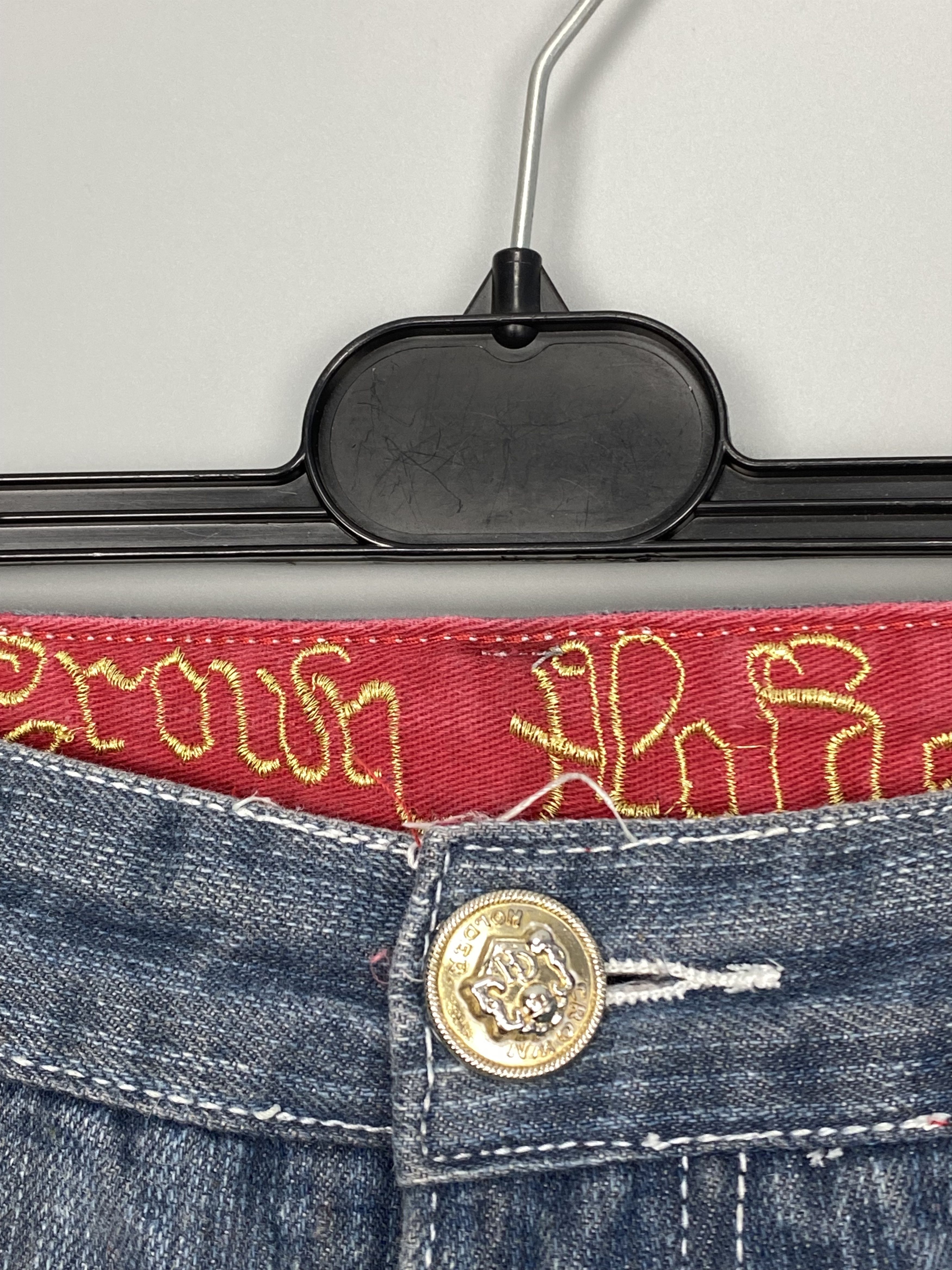 Japanese Brand Vintage Crown Holder Japanese Printed Jeans Ed Hardy Style Size US 38 / EU 54 - 5 Thumbnail