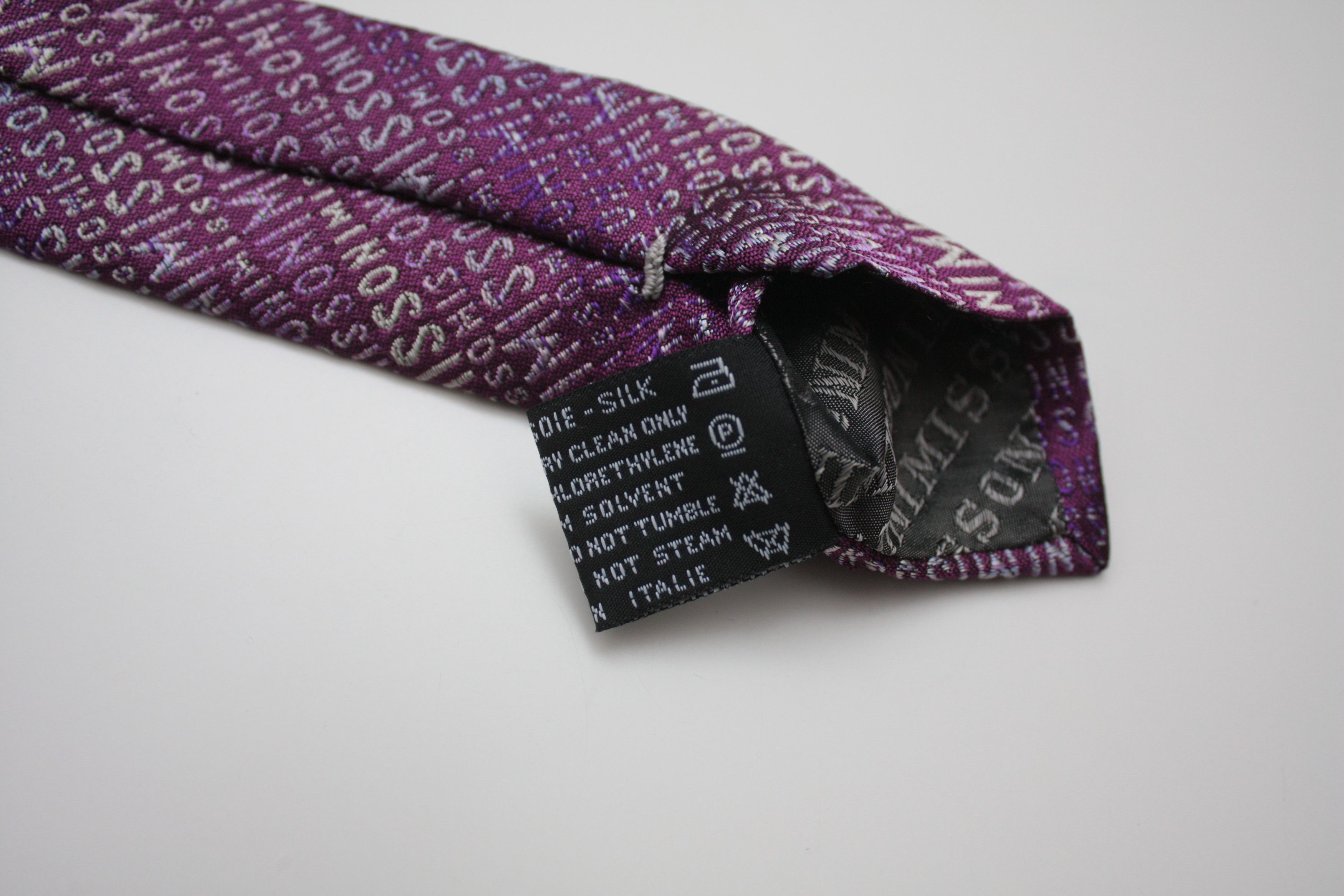 Missoni Missoni Silk Purple Tie Made In Italy Size ONE SIZE - 6 Thumbnail