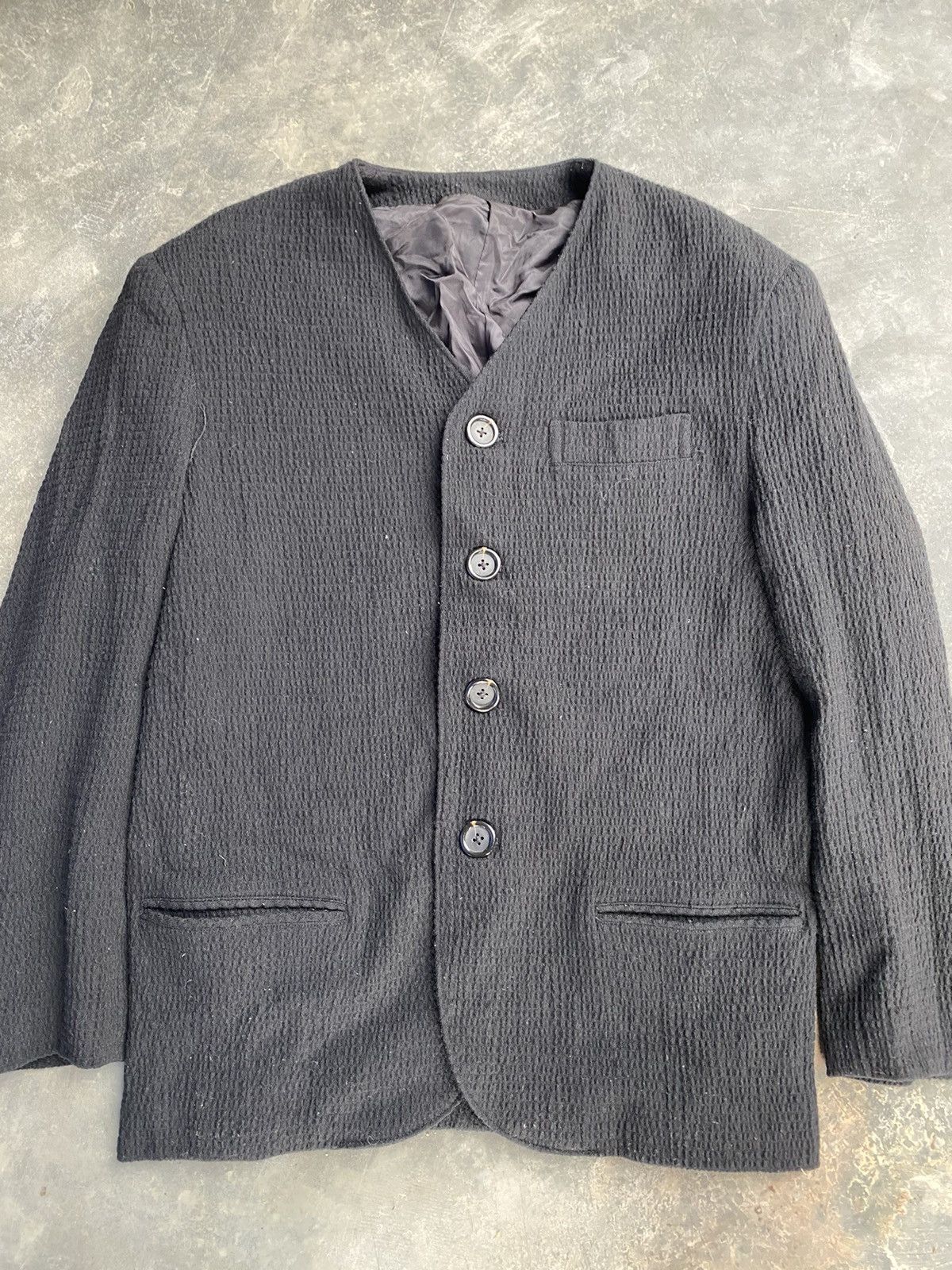 Yohji Yamamoto 80s Y’S for men wrinkled yakuza jacket Size US M / EU 48-50 / 2 - 3 Thumbnail