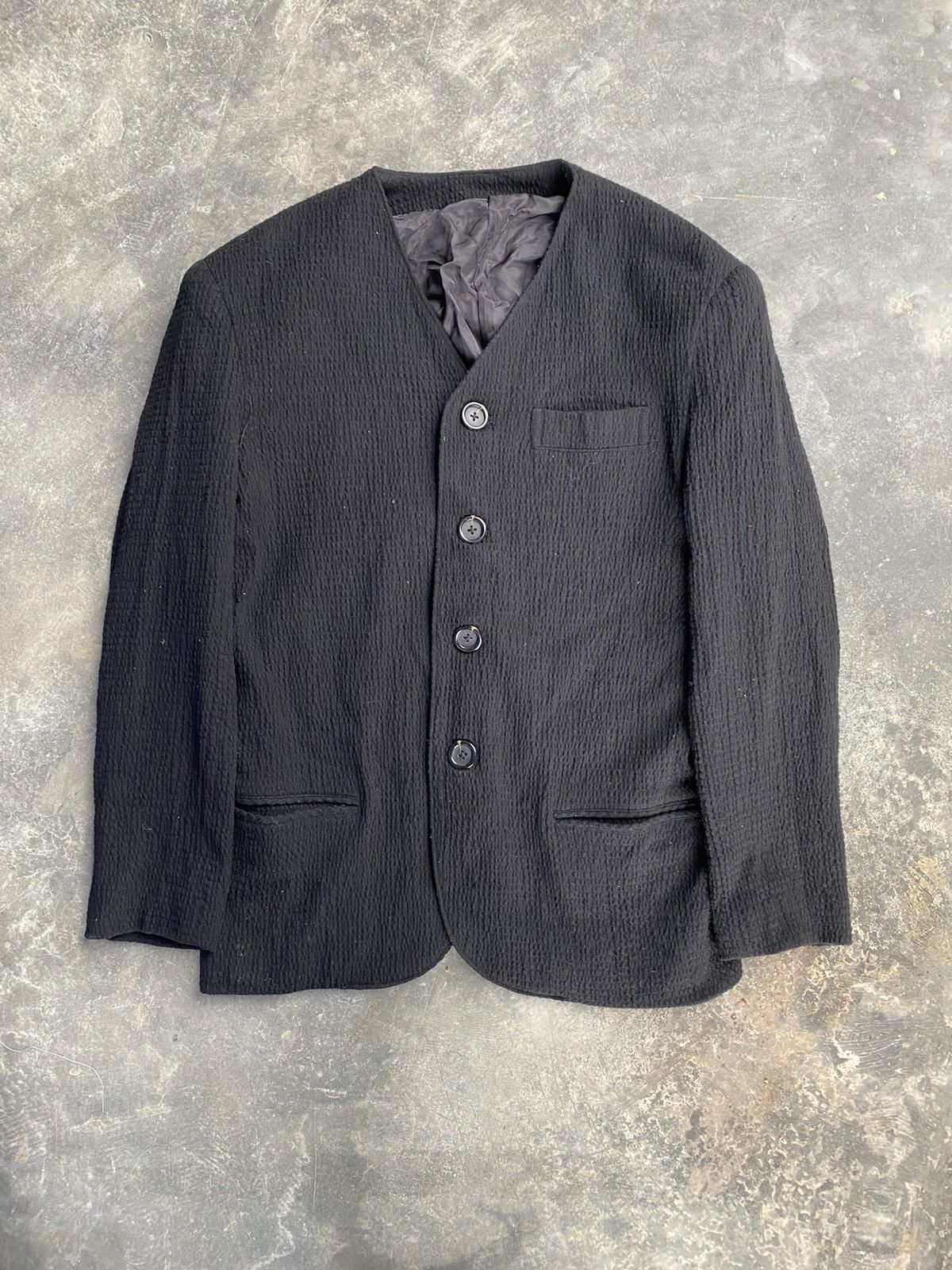 Yohji Yamamoto 80s Y’S for men wrinkled yakuza jacket Size US M / EU 48-50 / 2 - 2 Thumbnail