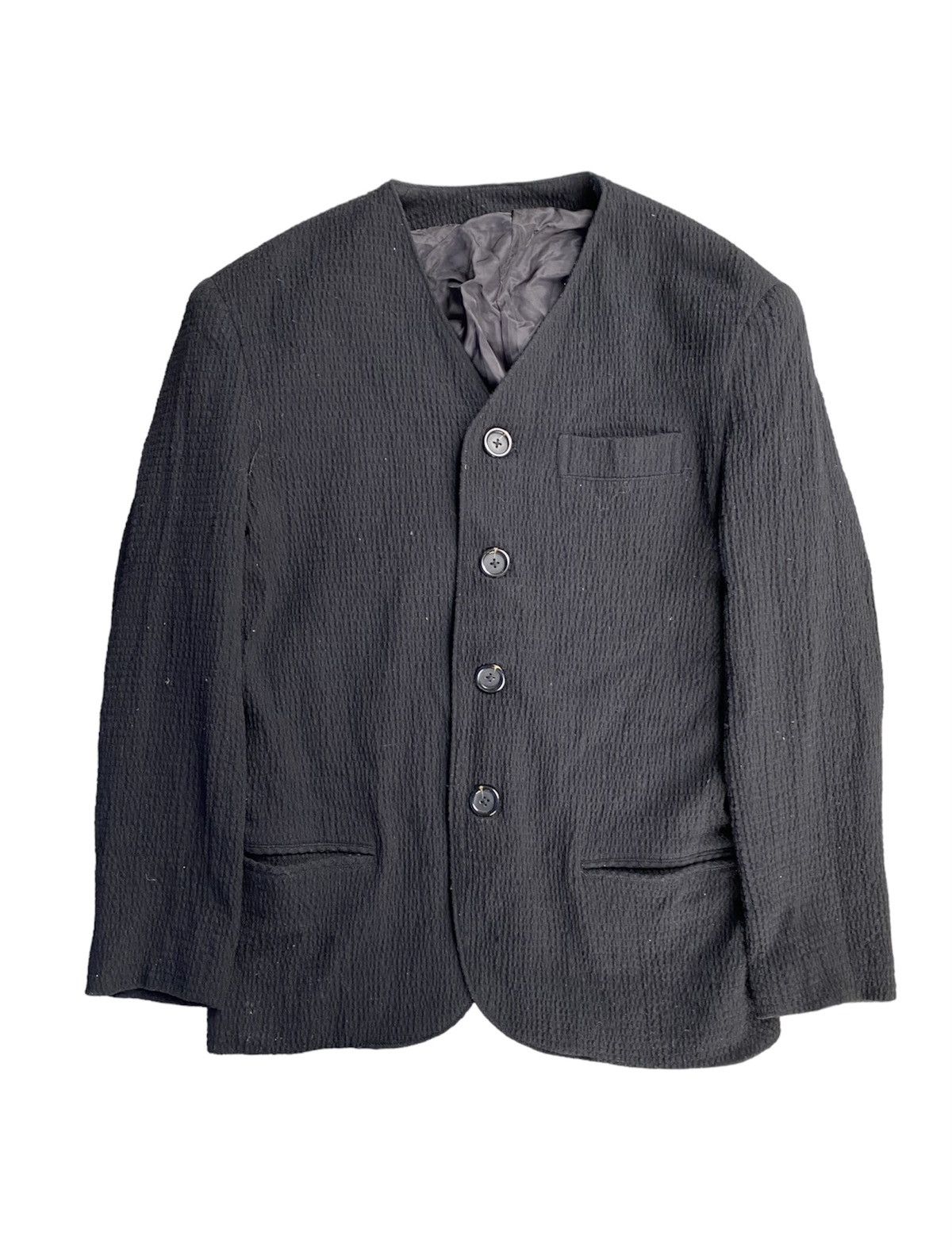 Yohji Yamamoto 80s Y’S for men wrinkled yakuza jacket Size US M / EU 48-50 / 2 - 1 Thumbnail