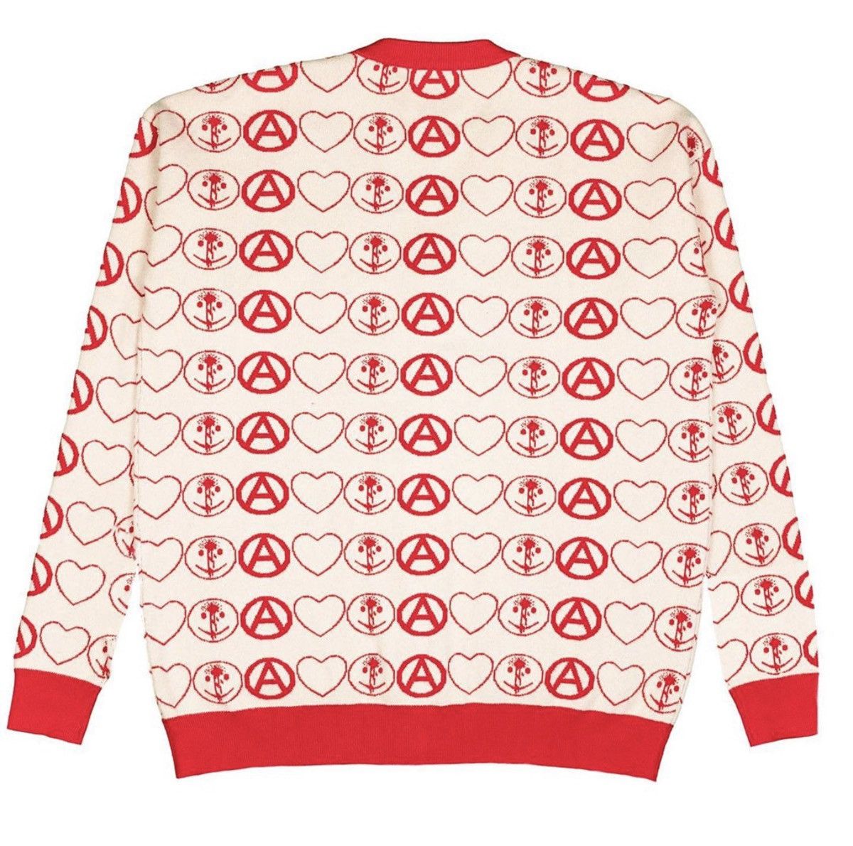 Absent Red Ice Cream Cardigan Size US XL / EU 56 / 4 - 3 Thumbnail