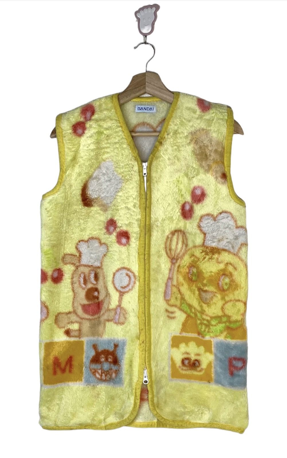 Cartoon Network × Japanese Brand Rare BANDAI ANPANMAN fleece winter Sweater Zipper Size US M / EU 48-50 / 2 - 1 Thumbnail