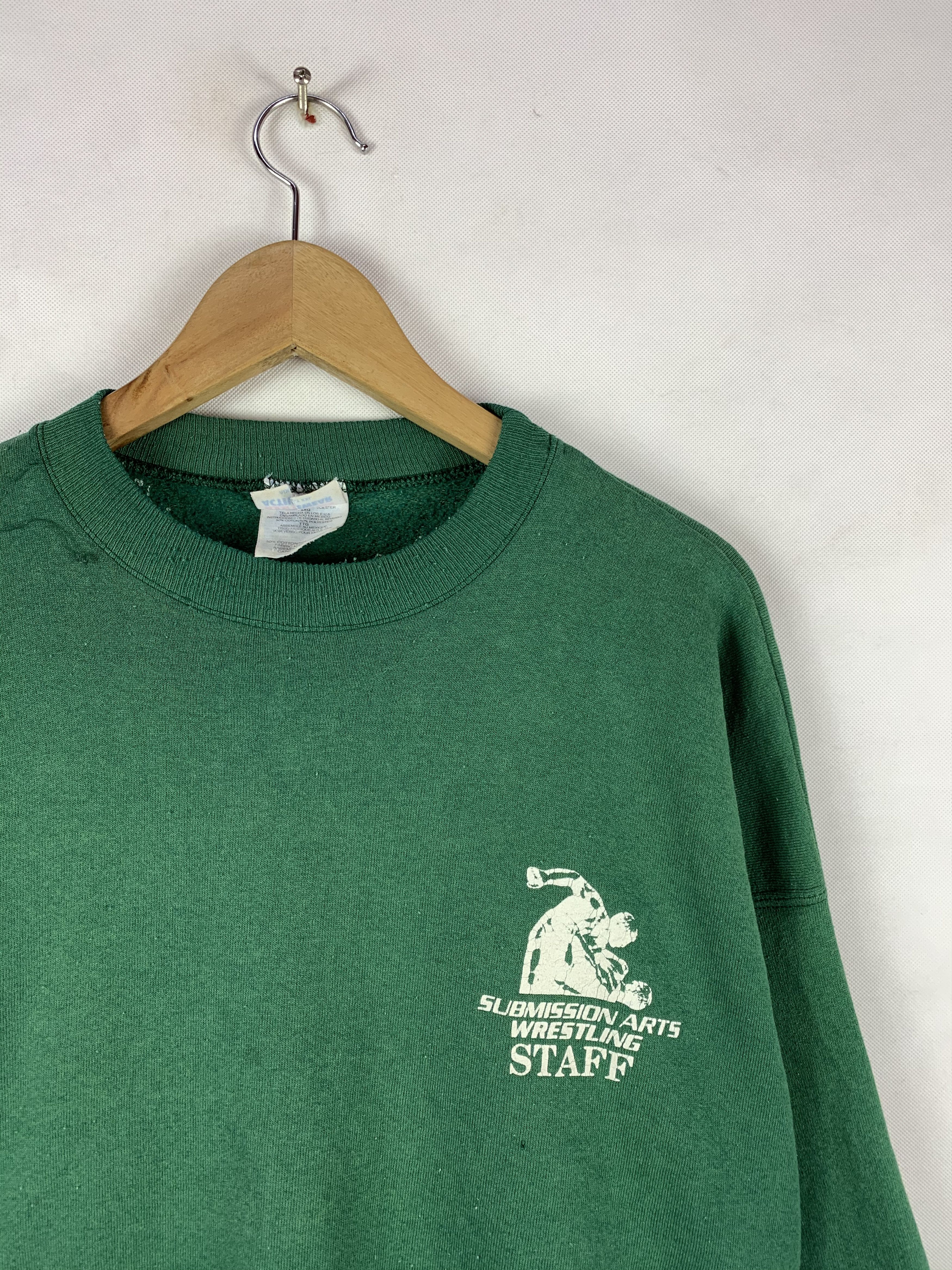 Vintage 🔥Vintage 90s Y2K Submission Arts Wrestling Sweatshirt Size US XXL / EU 58 / 5 - 2 Thumbnail