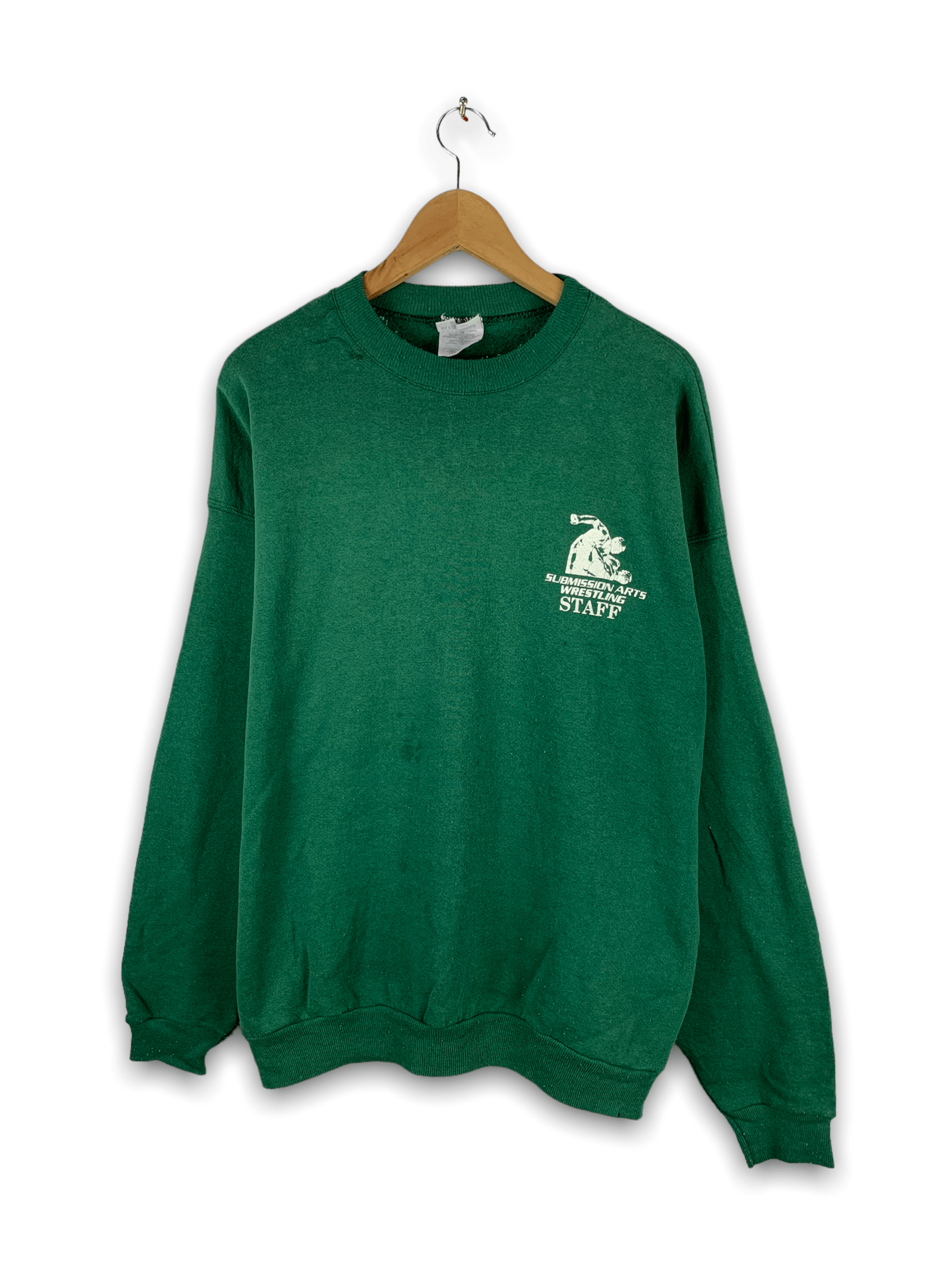 Vintage 🔥Vintage 90s Y2K Submission Arts Wrestling Sweatshirt Size US XXL / EU 58 / 5 - 1 Thumbnail