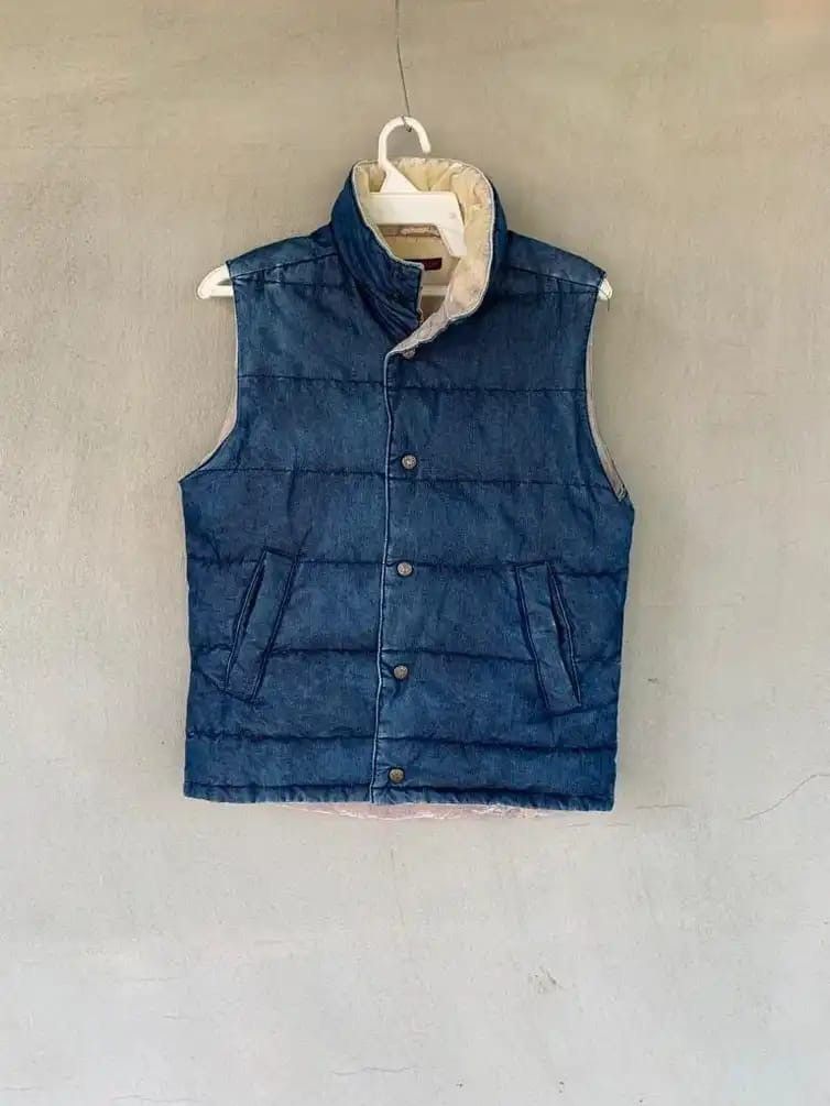 Blue/Blue Japan Vest Button