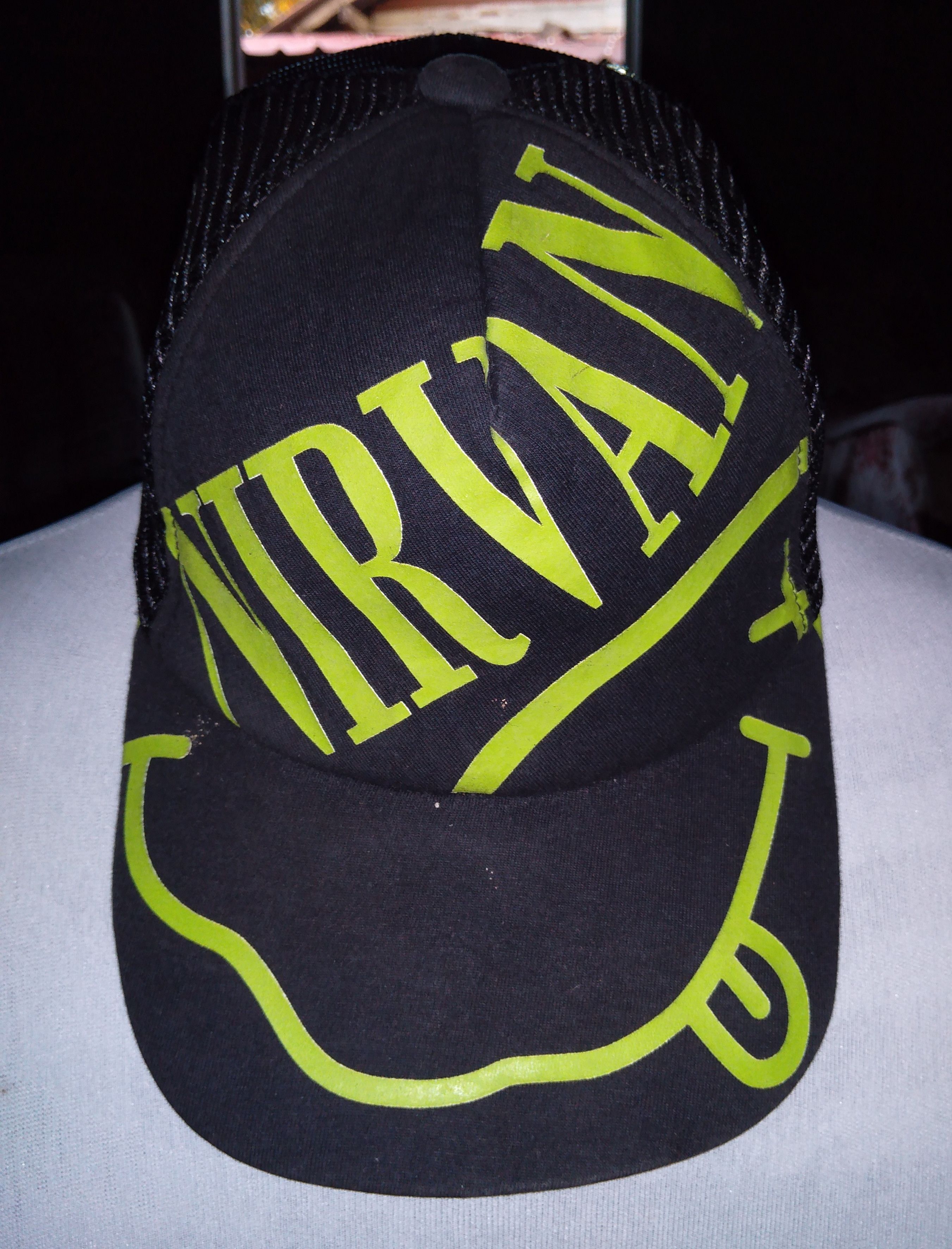 Nirvana ⚫RARE⚫Vintage NIRVANA LOGO TRUCKER HAT/CAP Size ONE SIZE - 1 Thumbnail