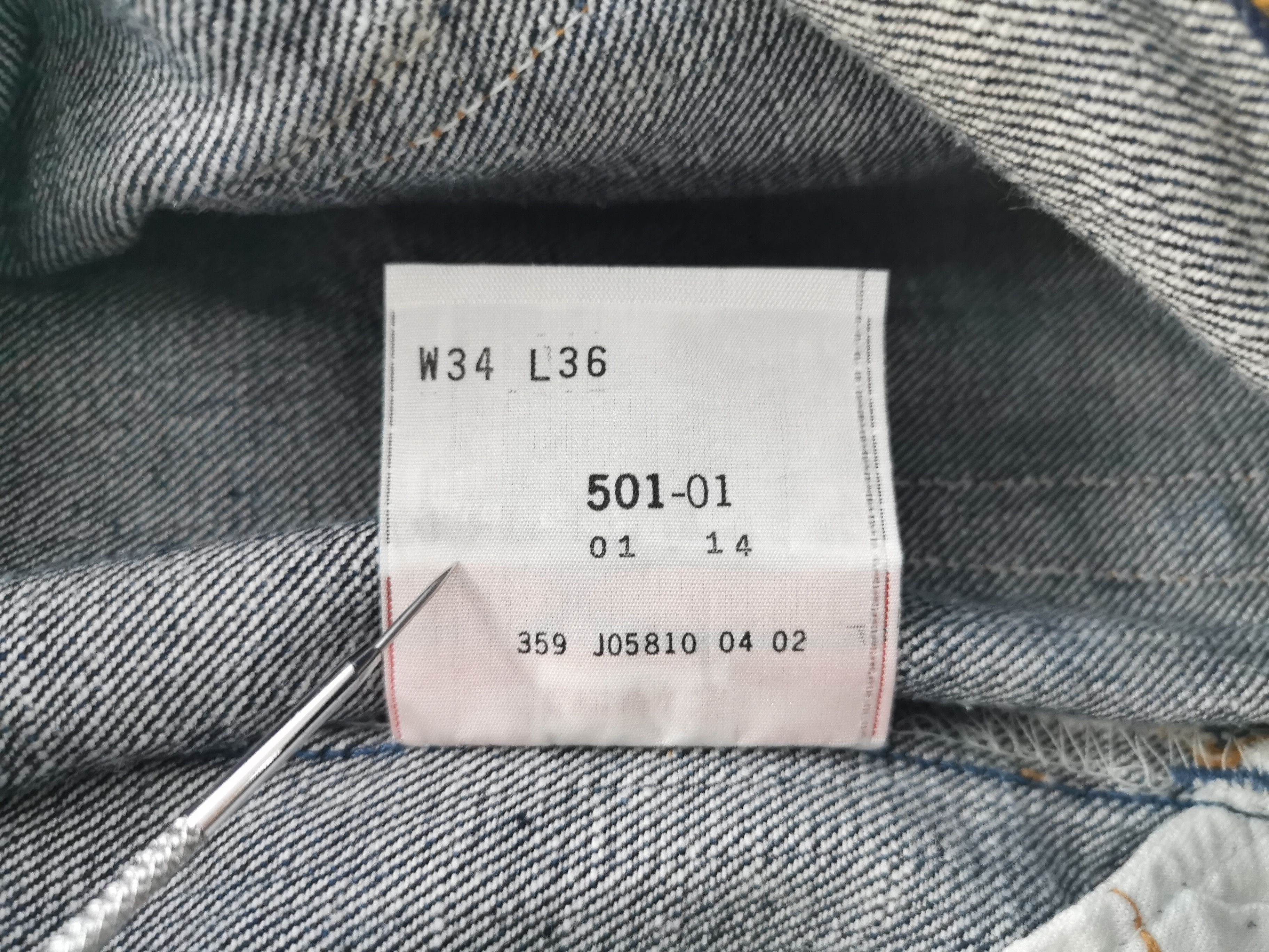 Levi's Vintage Levis Lot 501XX Denim Made In USA Size 34/34x36 Size US 34 / EU 50 - 9 Thumbnail