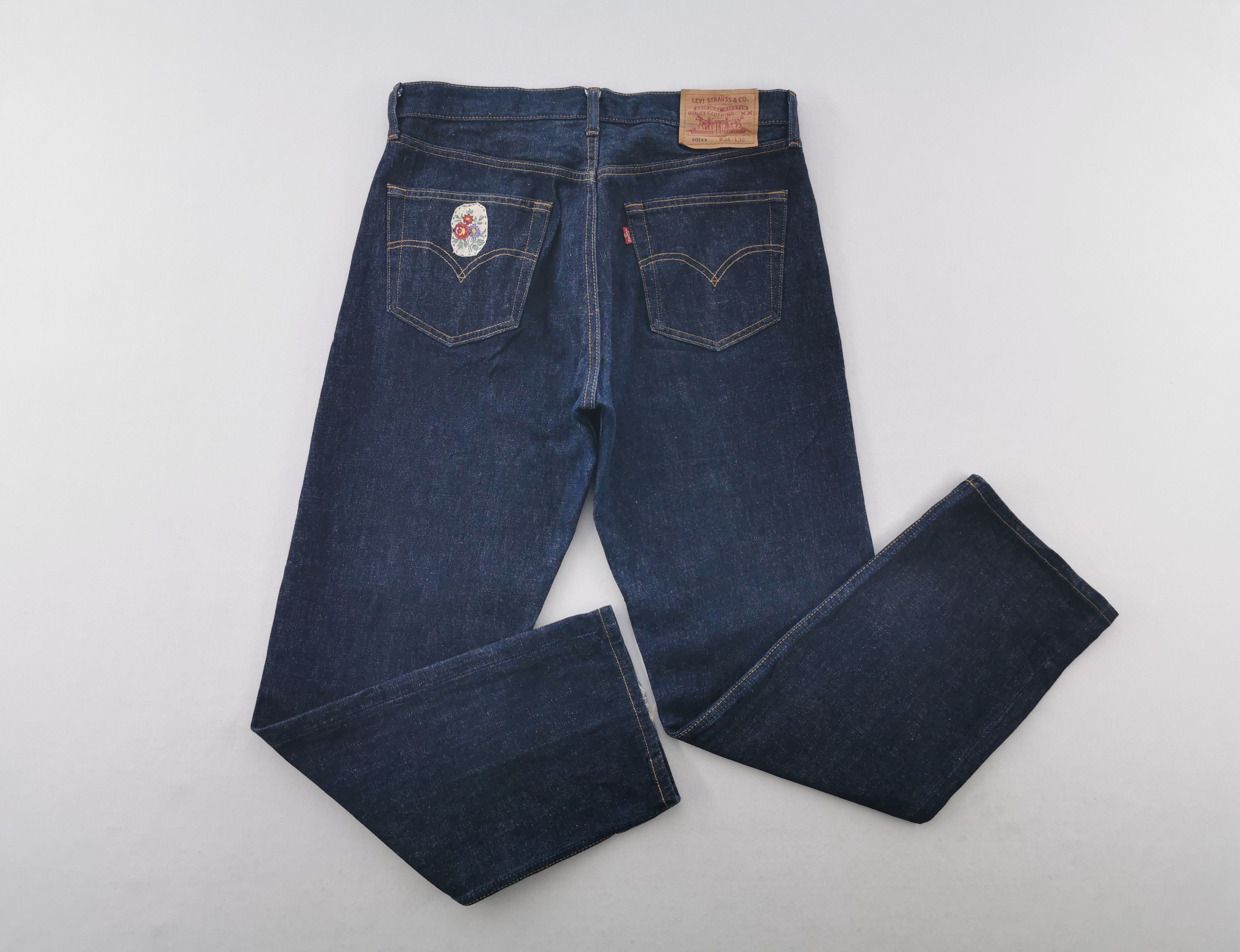 Levi's Vintage Levis Lot 501XX Denim Made In USA Size 34/34x36 Size US 34 / EU 50 - 2 Thumbnail