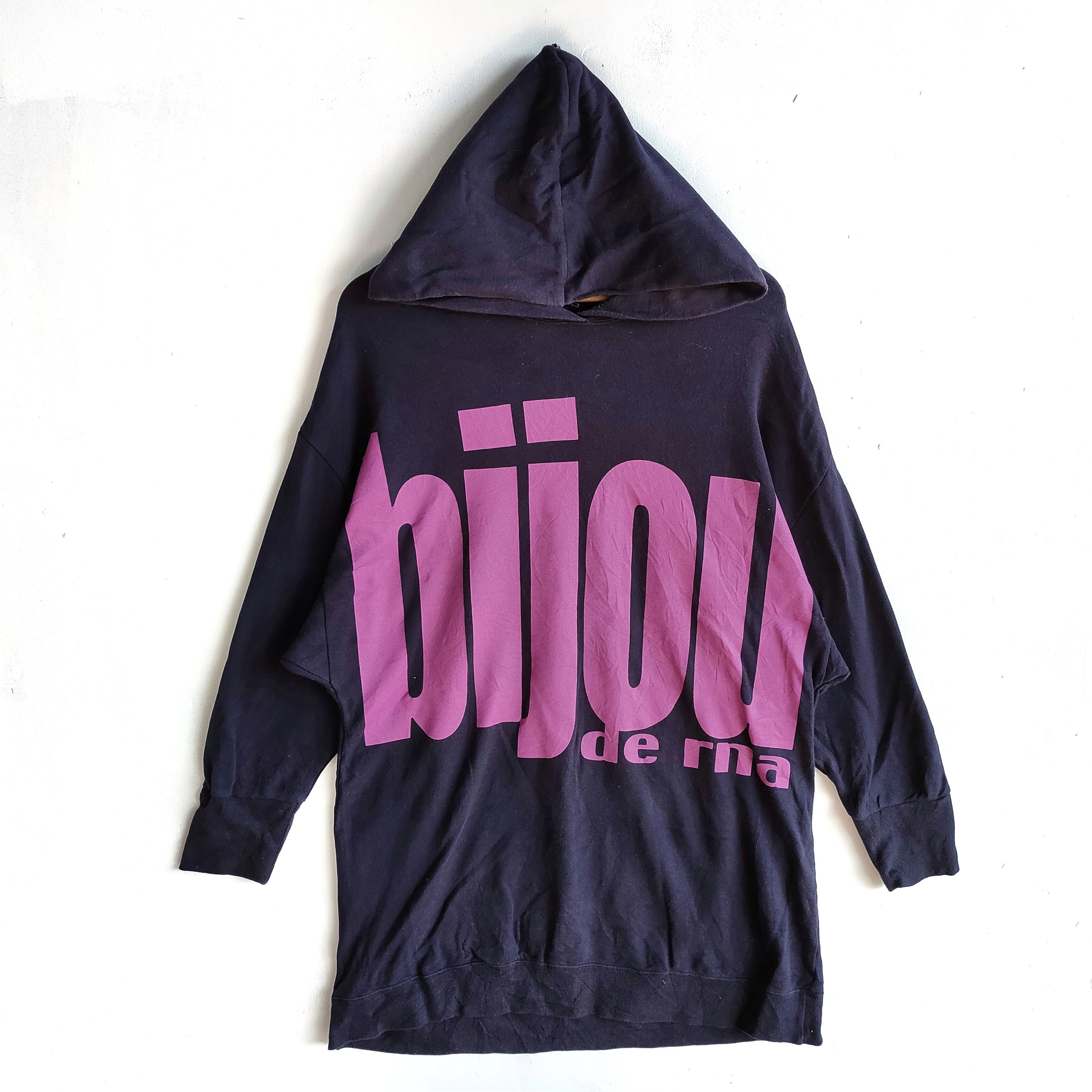 Other BIJOU DE RNA Overprint Spell Out Hoodie Sweatshirt Size US M / EU 48-50 / 2 - 1 Thumbnail