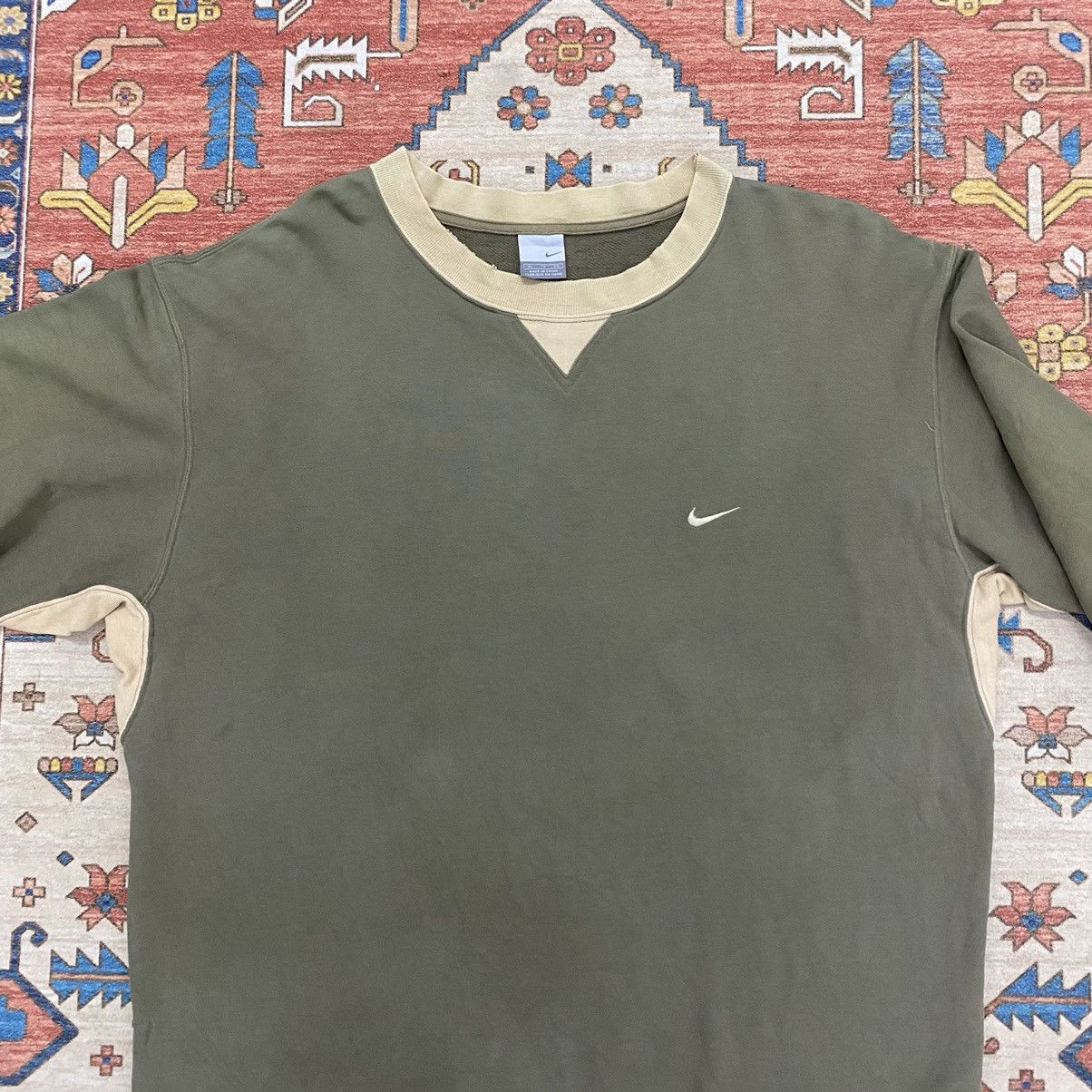 Nike × Vintage Vintage Nike Mini Swoosh Sweatshirt Size US XL / EU 56 / 4 - 6 Thumbnail