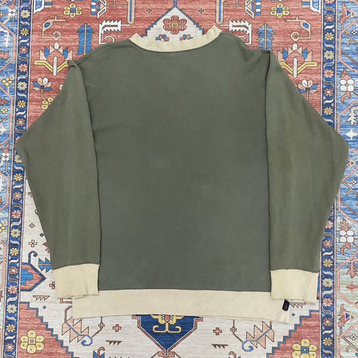 Nike × Vintage Vintage Nike Mini Swoosh Sweatshirt Size US XL / EU 56 / 4 - 8 Thumbnail