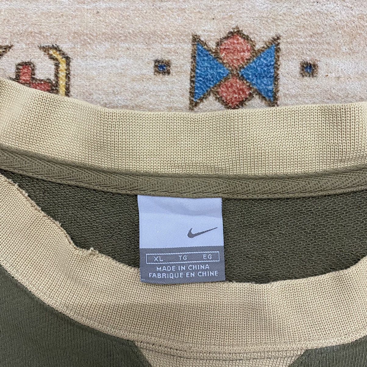 Nike × Vintage Vintage Nike Mini Swoosh Sweatshirt Size US XL / EU 56 / 4 - 4 Thumbnail