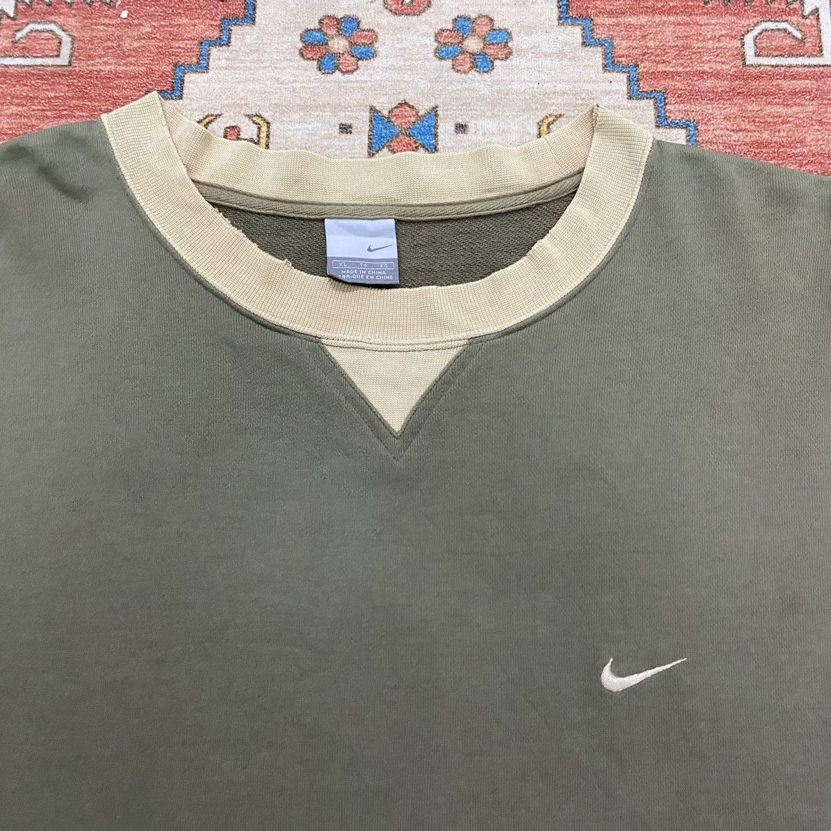Nike × Vintage Vintage Nike Mini Swoosh Sweatshirt Size US XL / EU 56 / 4 - 2 Thumbnail