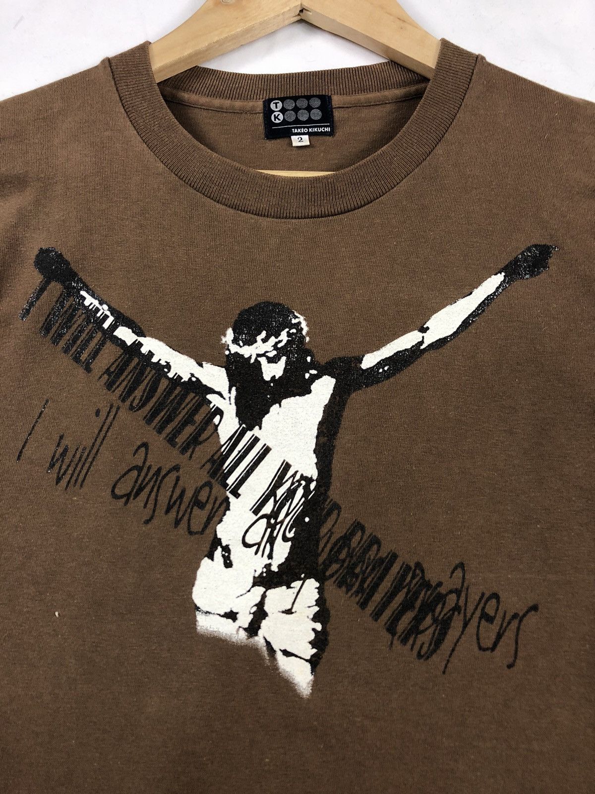 VINTAGE TAKEO KIKUCHI X JESUS I WILL ANSWER ALL YOUR PRAYERS