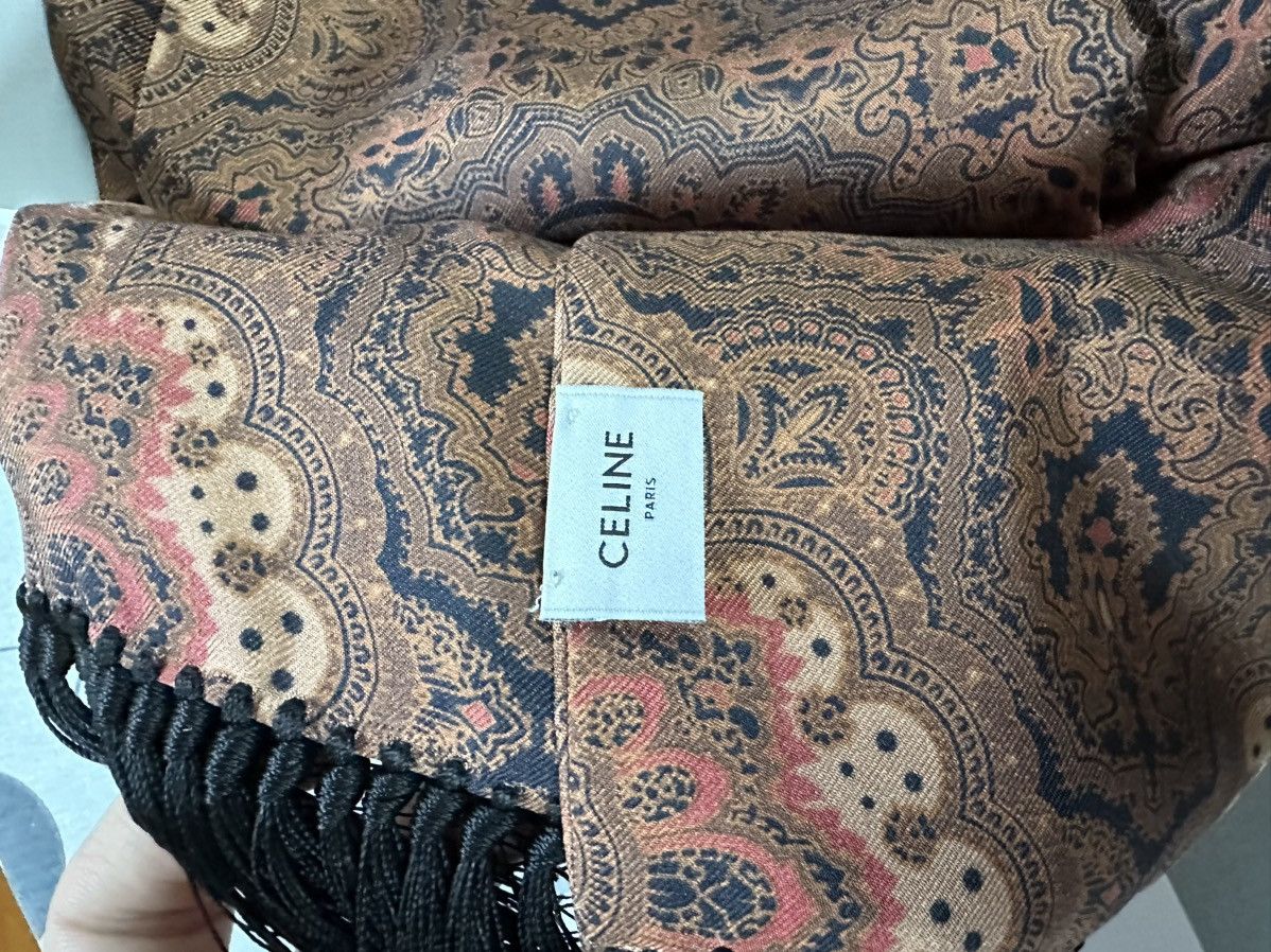 Celine × Hedi Slimane Paisley scarf fw20 runway Hedi slimane Size ONE SIZE - 4 Thumbnail