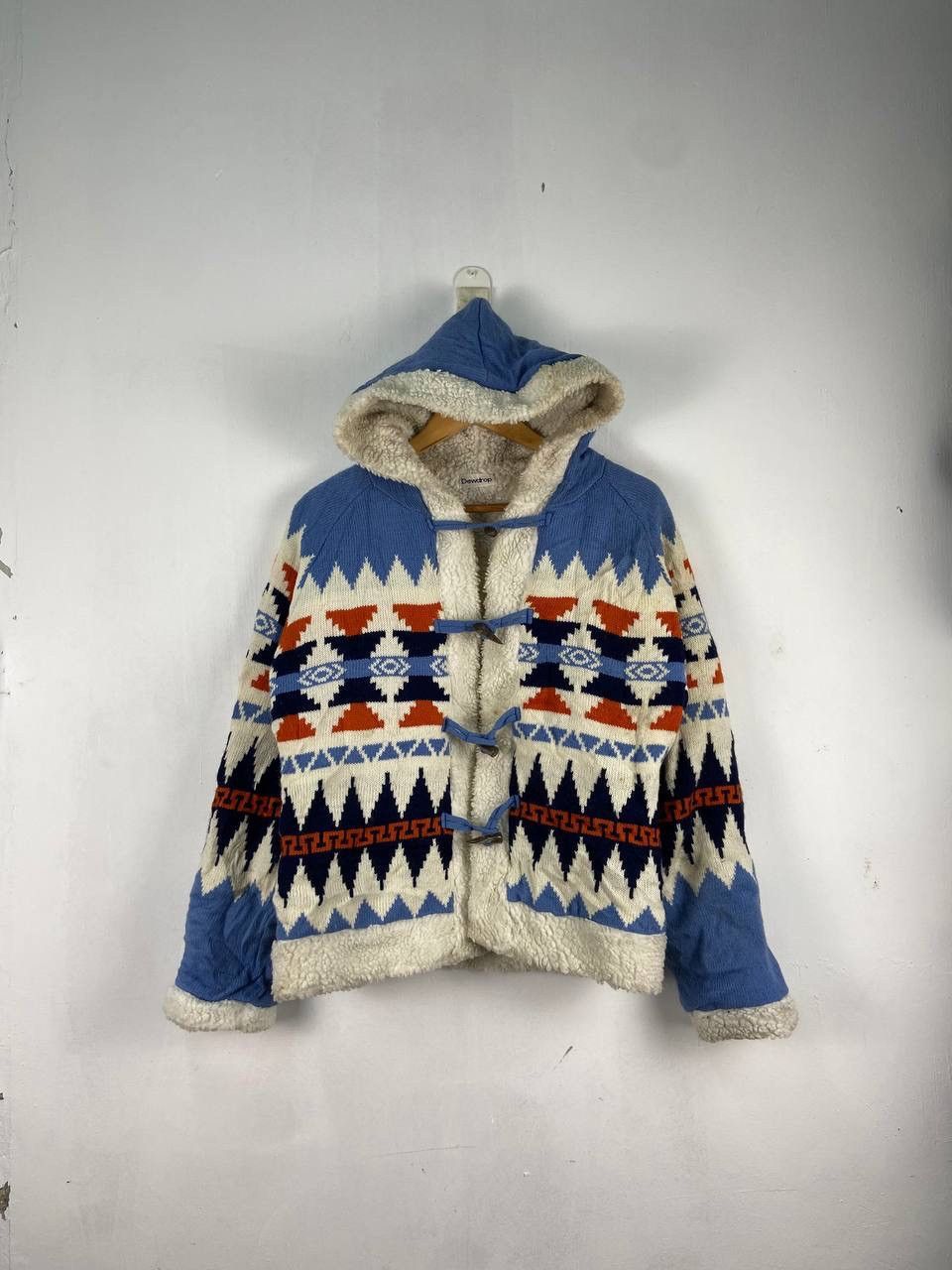 Native × Vintage Vintage Native Navajo Duffle Coat Sherpa Lining Size US M / EU 48-50 / 2 - 3 Thumbnail