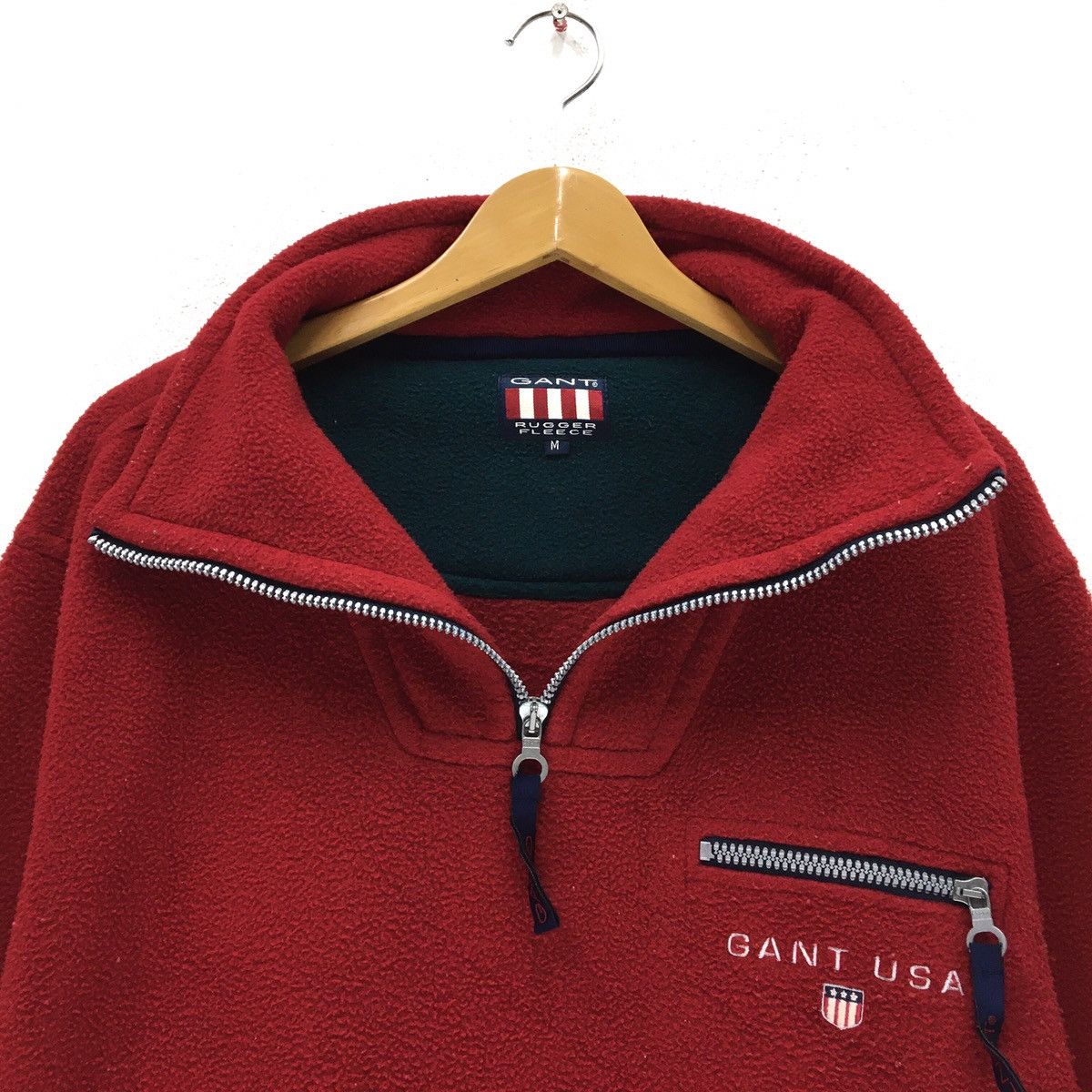 Gant GANT USA Half Zip Fleece Sweatshirt Size US L / EU 52-54 / 3 - 4 Thumbnail