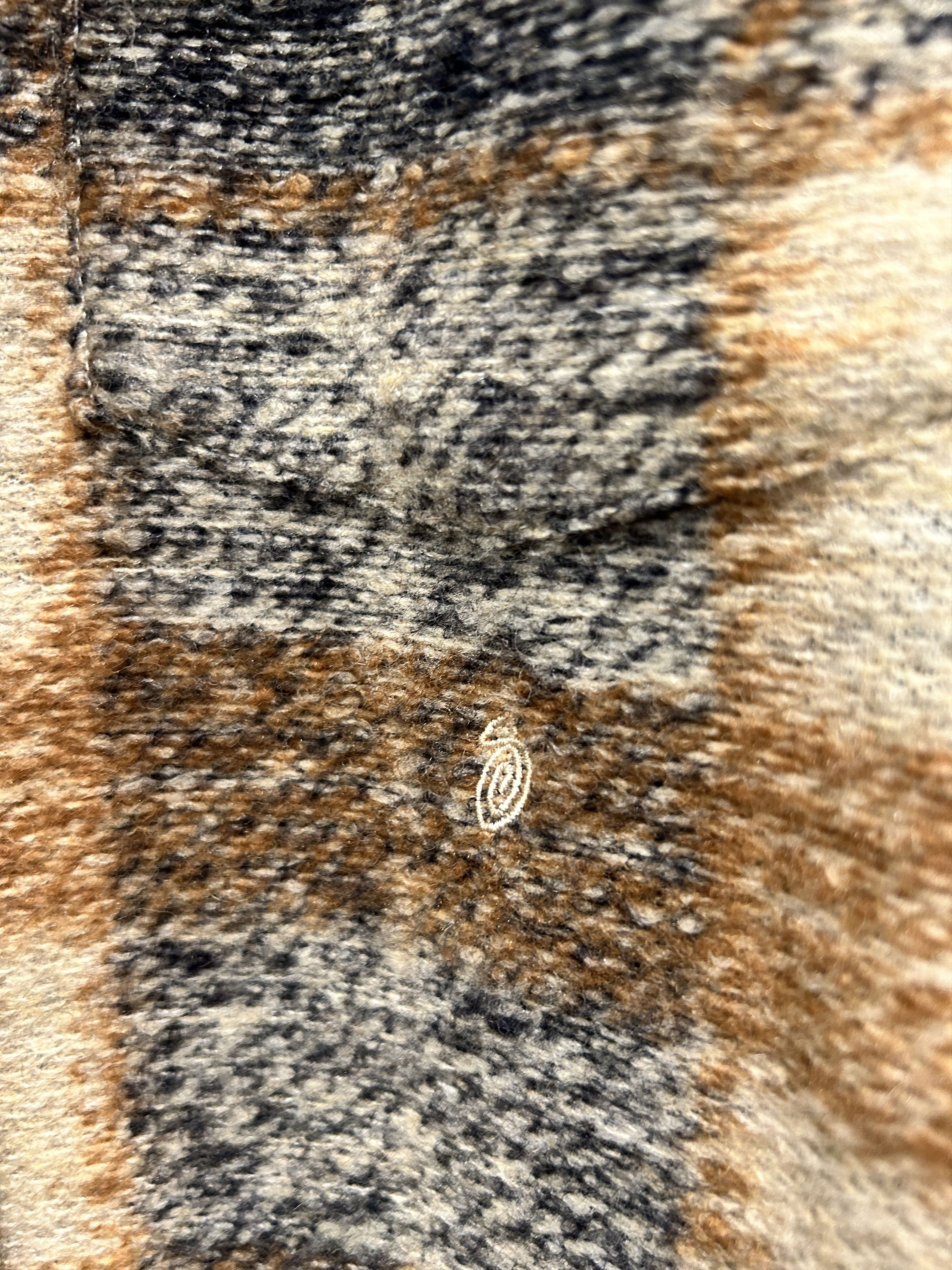 Stussy Plaid knit shirt button - brown Size US M / EU 48-50 / 2 - 5 Thumbnail