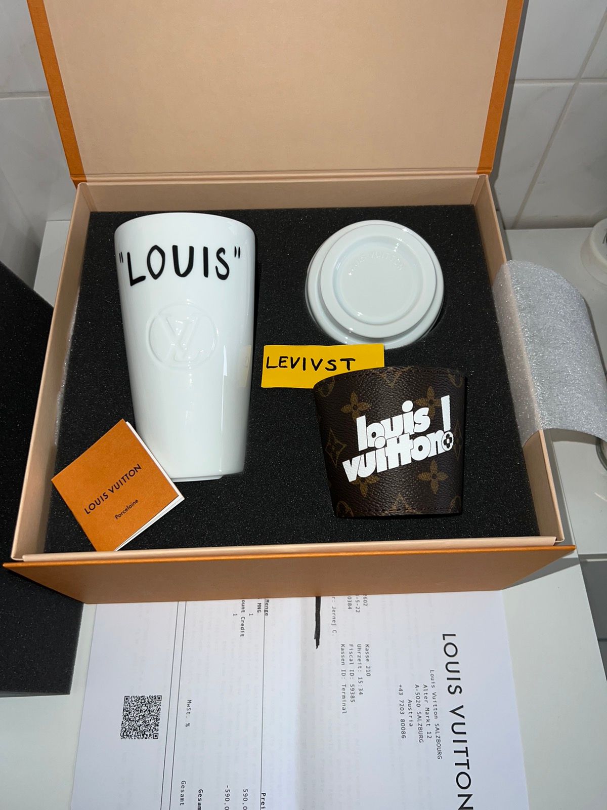 Louis Vuitton LV Flower Cup Coffee Mug Louis x Virgil Abloh