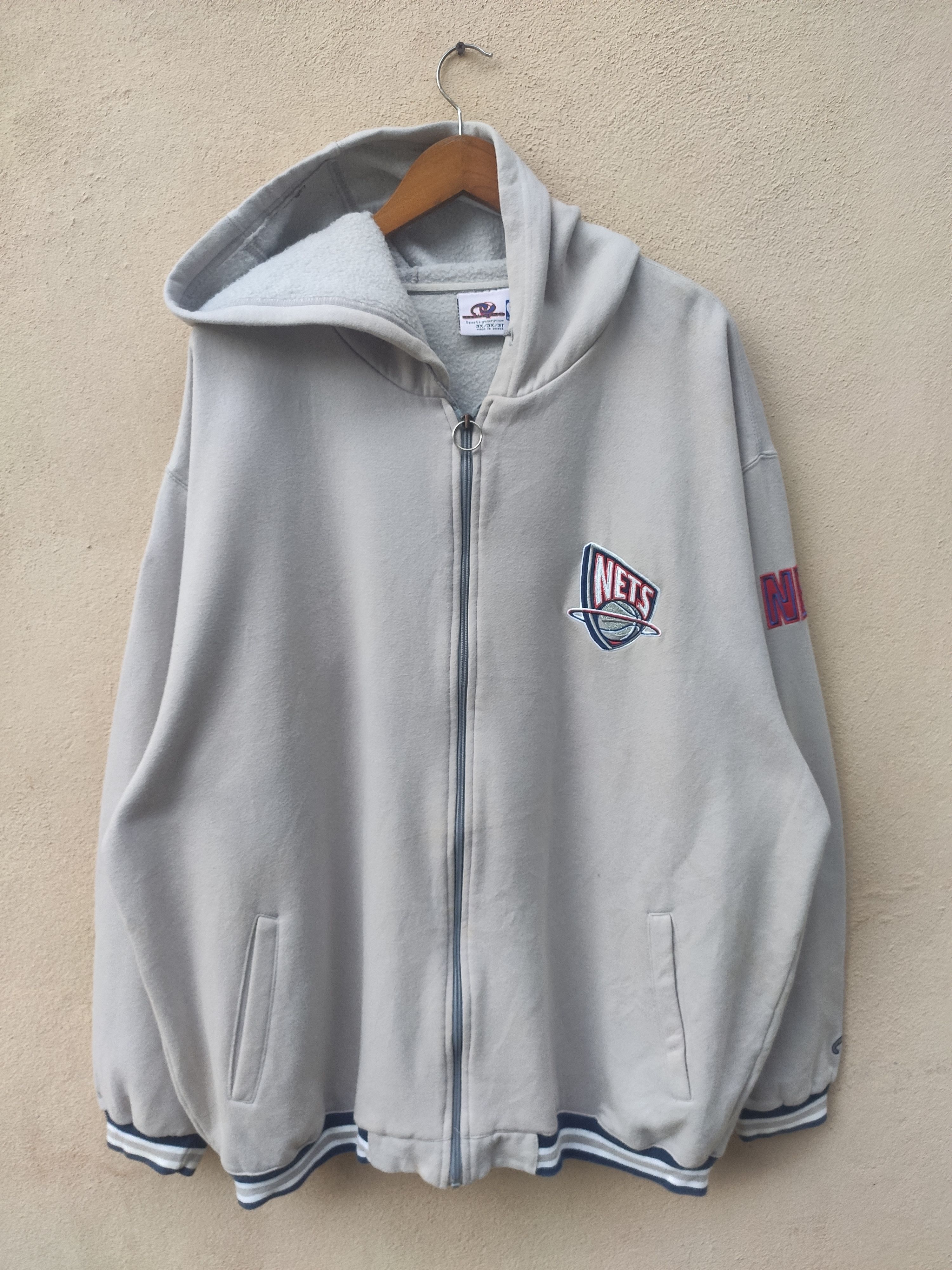 NBA Brooklyn Nets Nba zipper hoodies Size US XXL / EU 58 / 5 - 3 Thumbnail