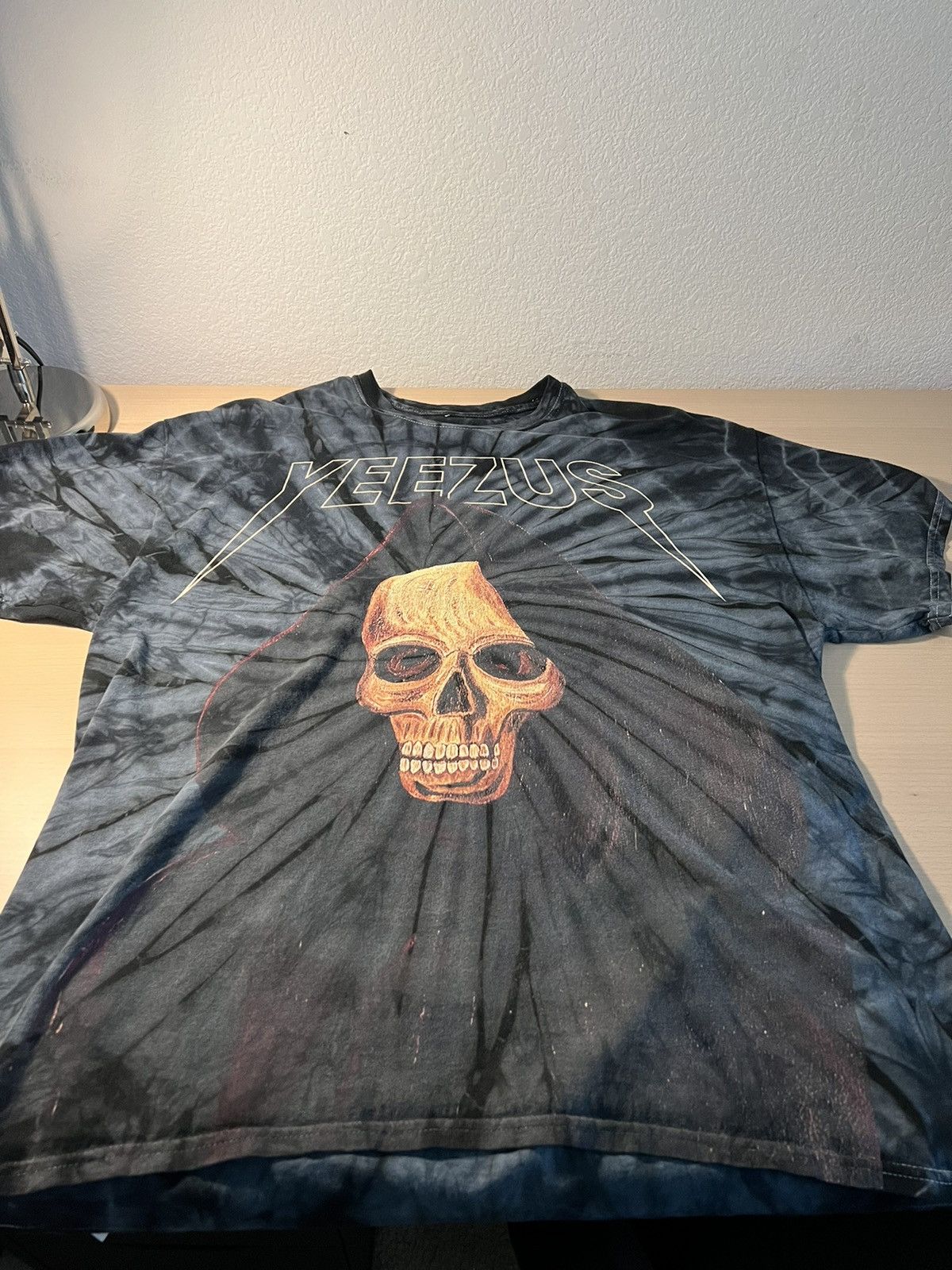 yeezus tie dye shirt