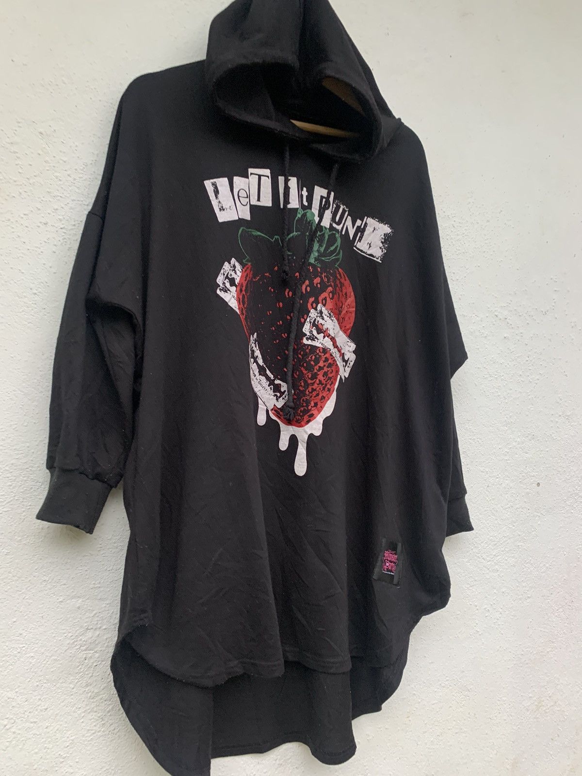 Japanese Brand MONSTER PARTY LET IT PUNK OVERSIZED 3Q HOODIES Size US M / EU 48-50 / 2 - 3 Thumbnail