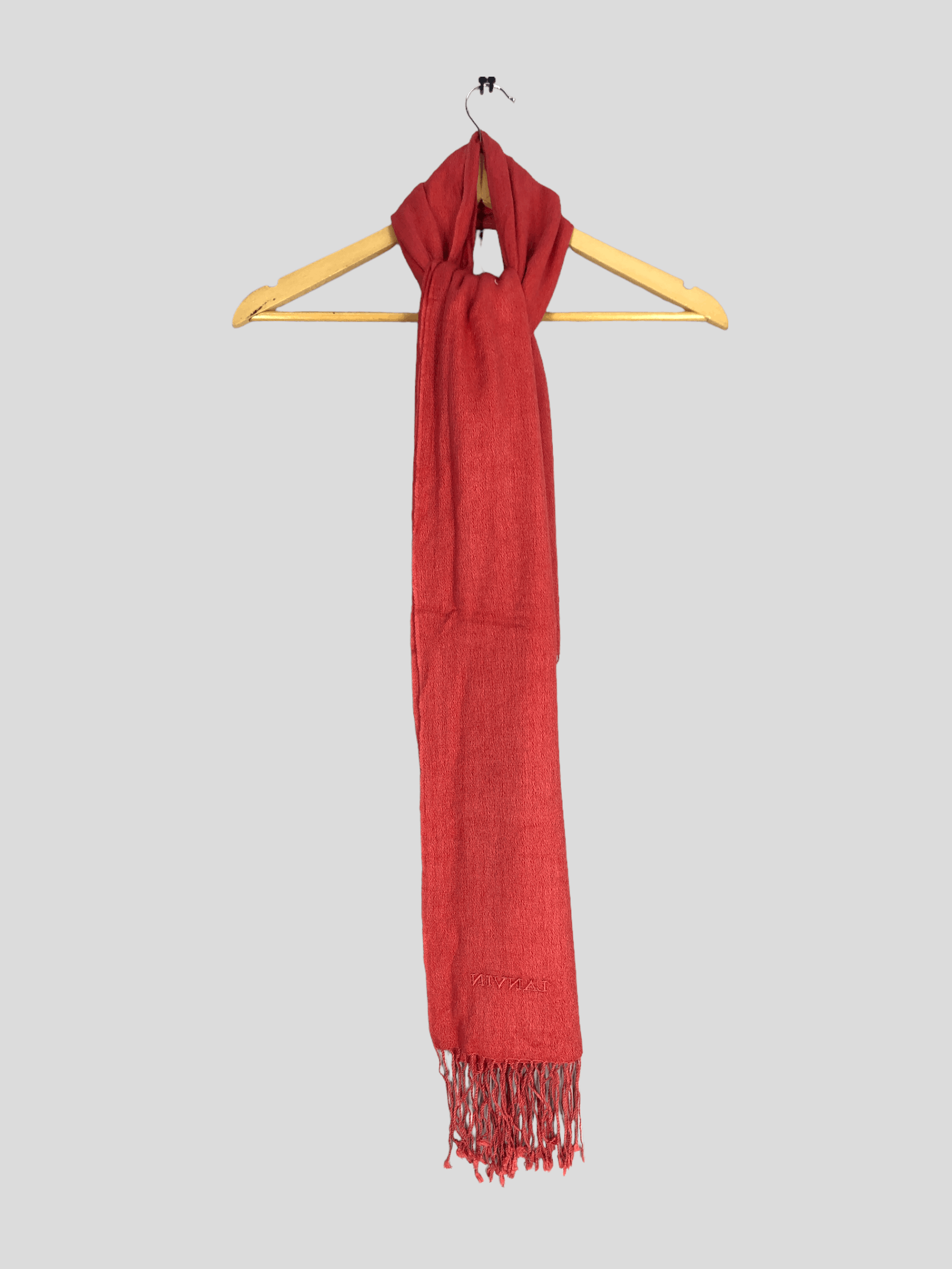 Vintage Lanvin Scarf Muffler 22'' x 60''