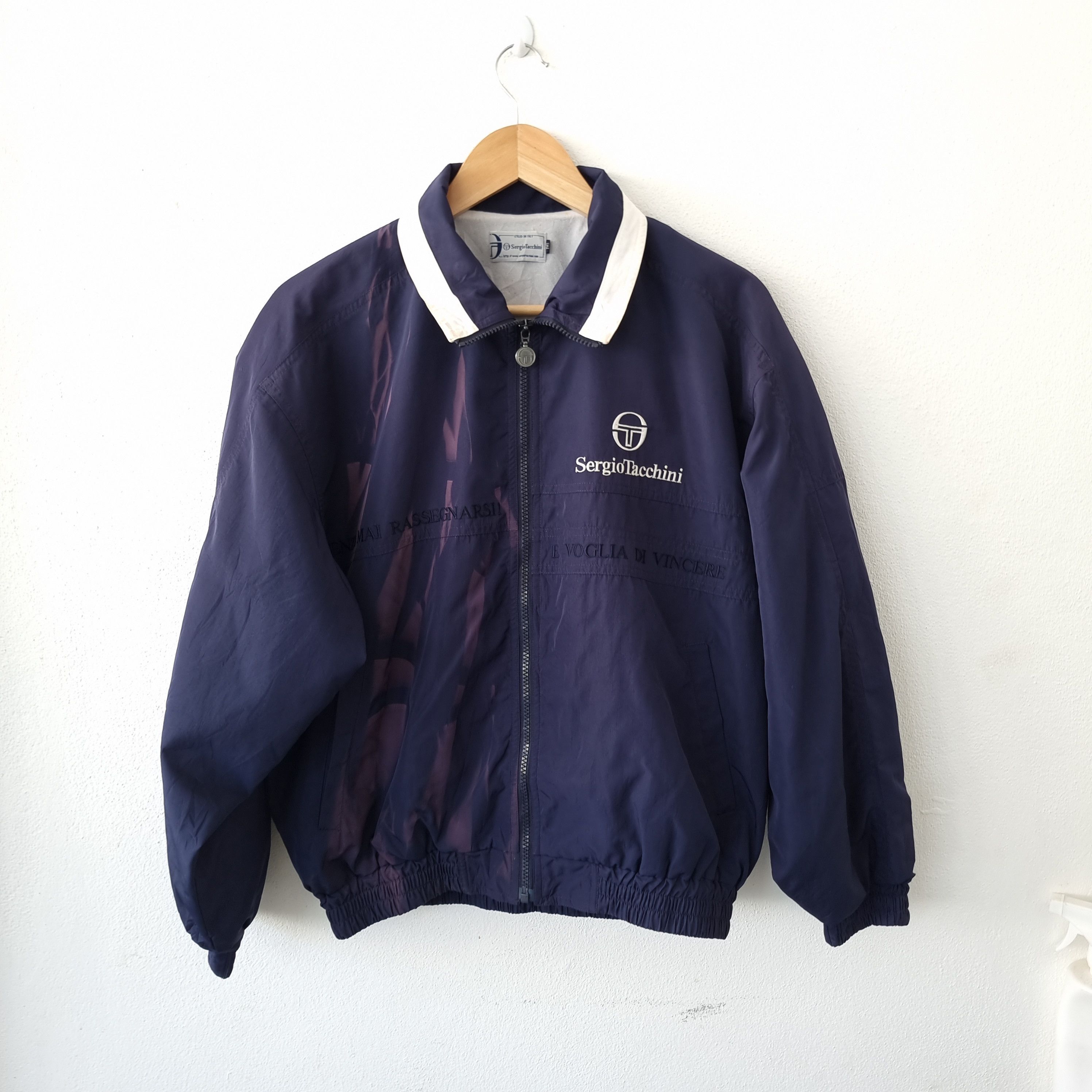 Japanese Brand × Sergio Tacchini Handmade sun faded jacket Size US M / EU 48-50 / 2 - 1 Thumbnail