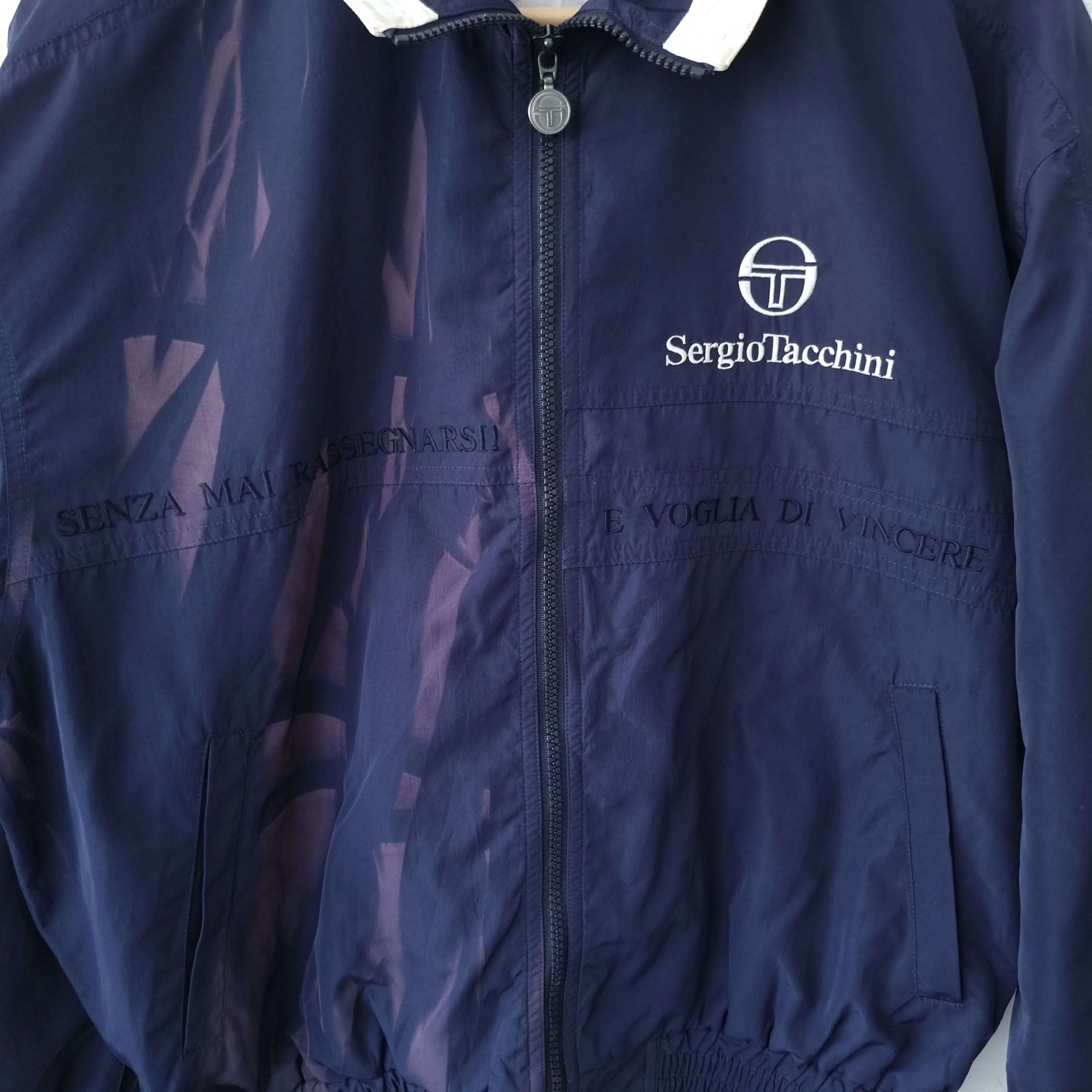 Japanese Brand × Sergio Tacchini Handmade sun faded jacket Size US M / EU 48-50 / 2 - 4 Thumbnail