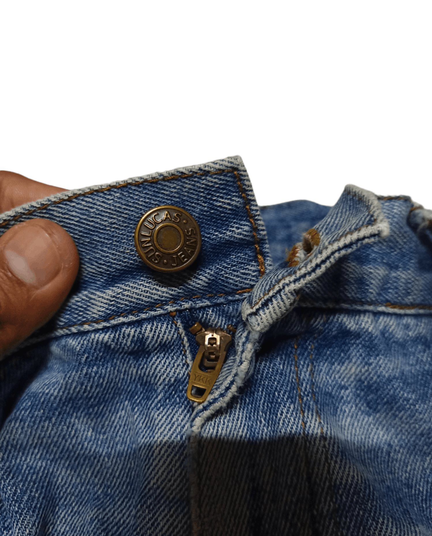 Japanese Brand Sunlucas Distressed Jeans Size 34 Size US 34 / EU 50 - 5 Thumbnail