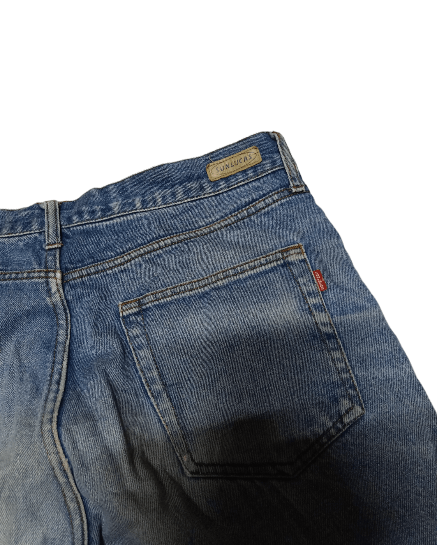 Japanese Brand Sunlucas Distressed Jeans Size 34 Size US 34 / EU 50 - 6 Thumbnail